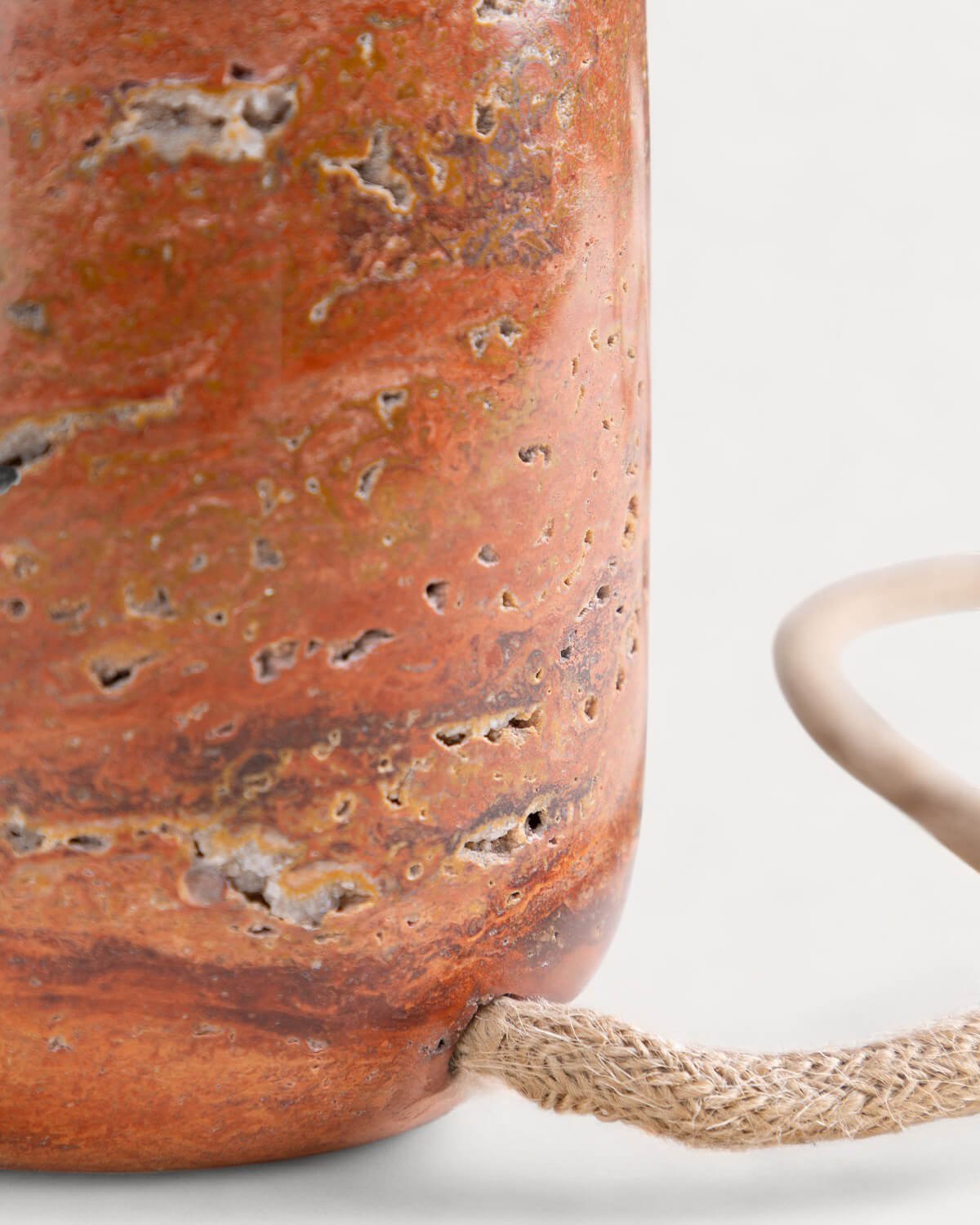 Lampe de Table en Marbre Travertin et Lin Adlai, image de la gelerie 8