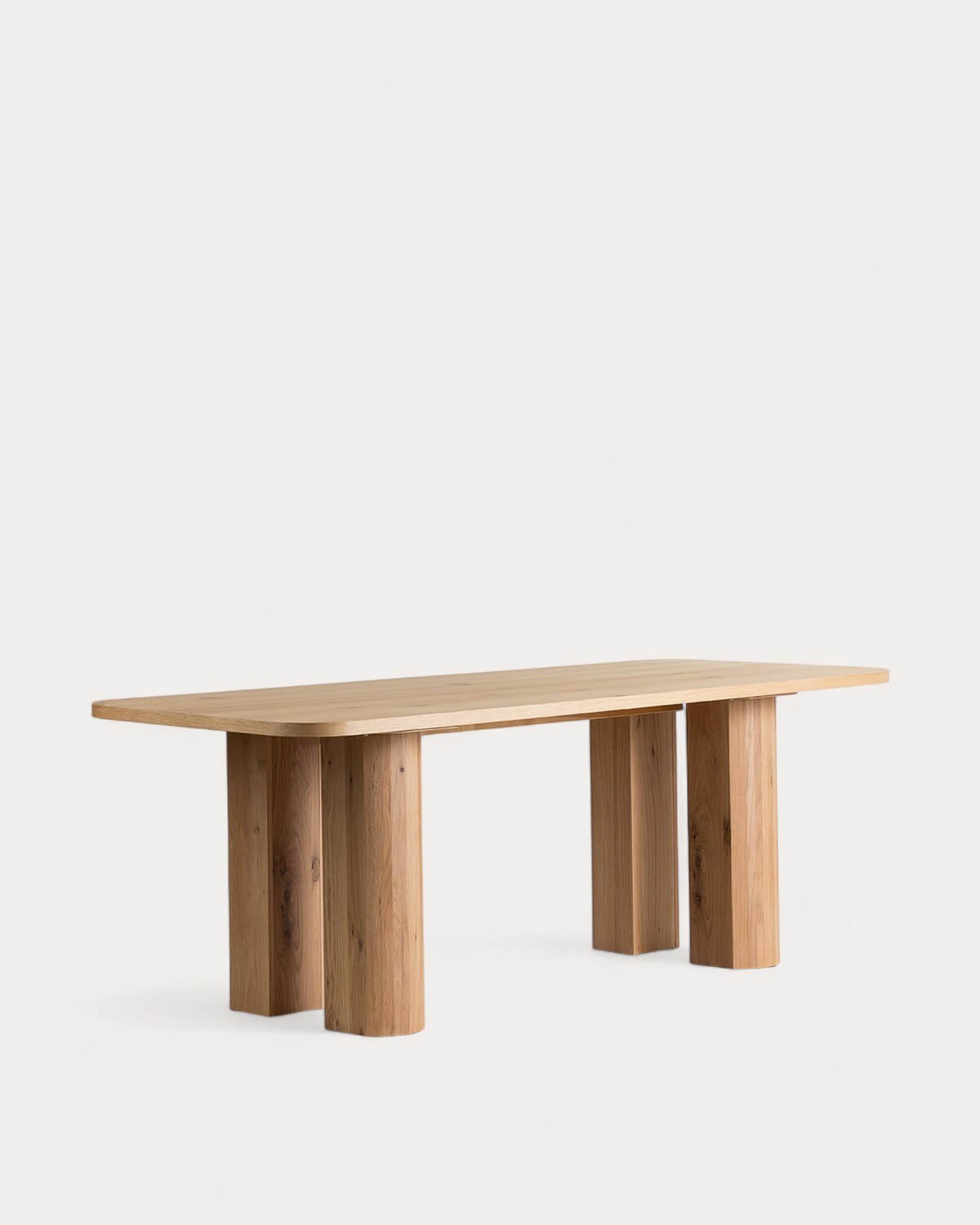 Table à Manger Rectangulaire en Bois (210x90 cm) Frichi, image de la gelerie 1