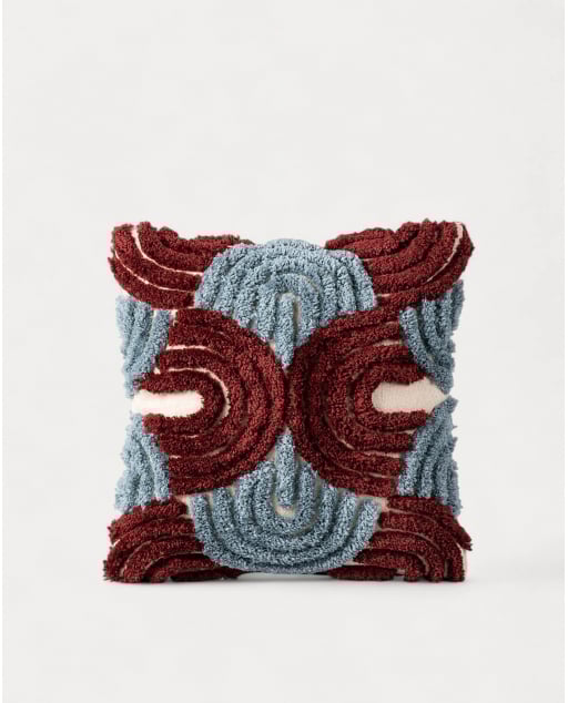 Coussin Carré en Tissu (50x50 cm) Zanas
