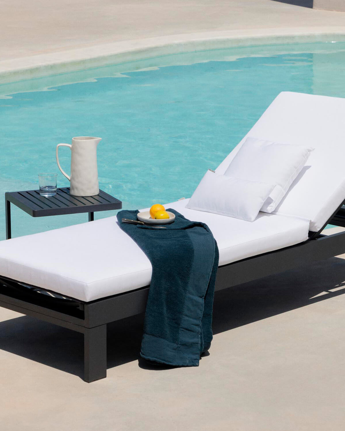 Coussin d'Extérieur Rectangulaire en Tissu (20x38,5 cm) Kreta, image de la gelerie 2