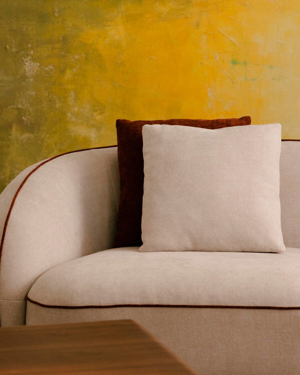 Coussin Carré en Tissu (43x43 cm) Ilham Full Color, image de la gelerie 2