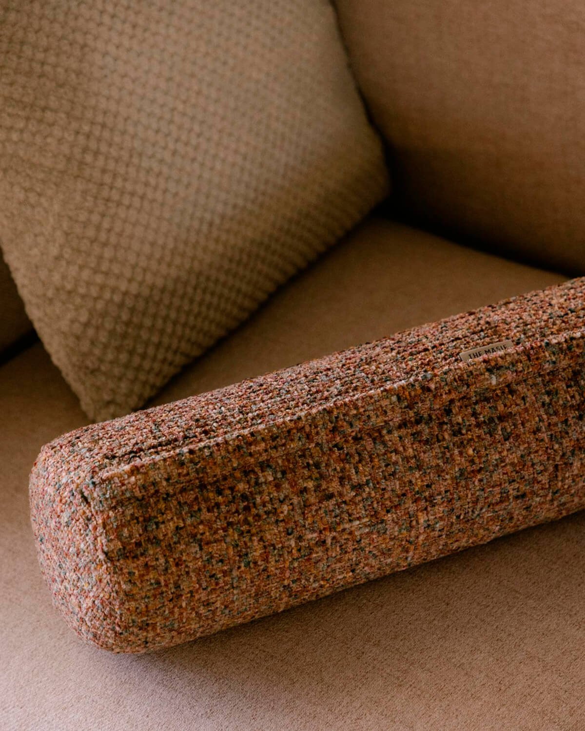 Coussin Cylindrique en Tissu (63xØ15 cm) Suaus, image de la gelerie 2