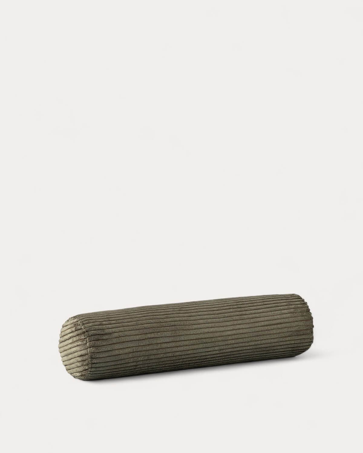 Coussin Cylindrique en Velours Côtelé Épais (63xØ15 cm) Raim, image de la gelerie 1