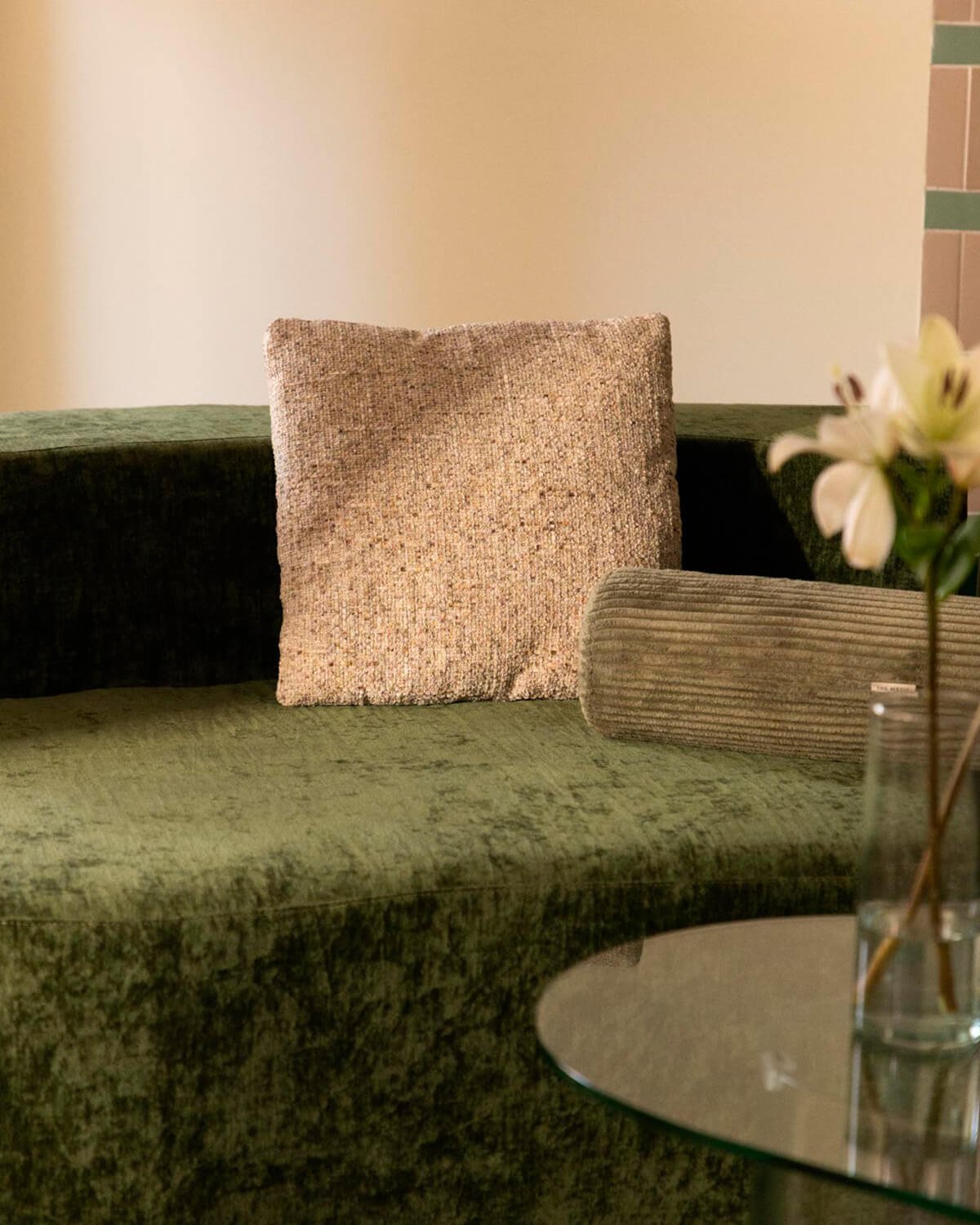 Coussin Carré en Tissu (43x43 cm) Suaus, image de la gelerie 2