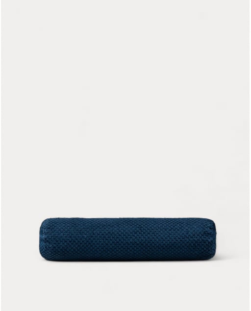 Coussin Cylindrique en Tissu (63xØ15 cm) Pompons