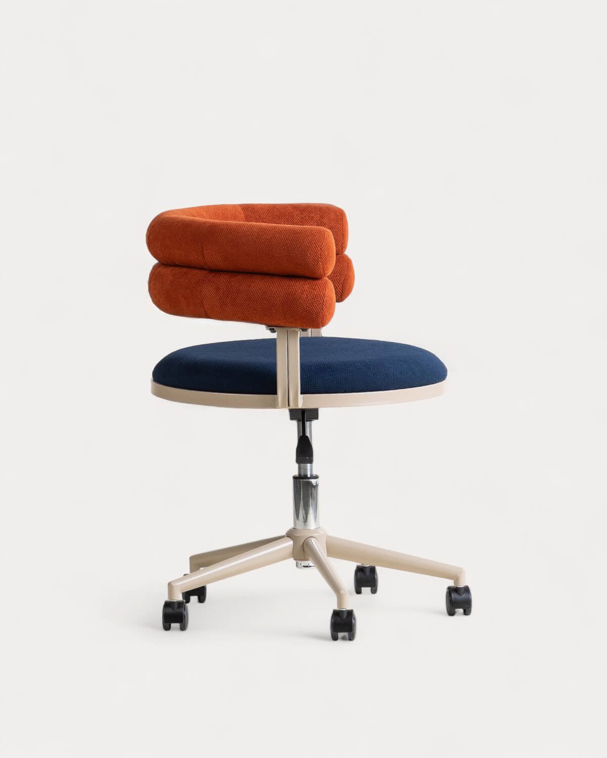 Chaise de Bureau Réglable en Métal et Tissu Aixa, image de la gelerie 2