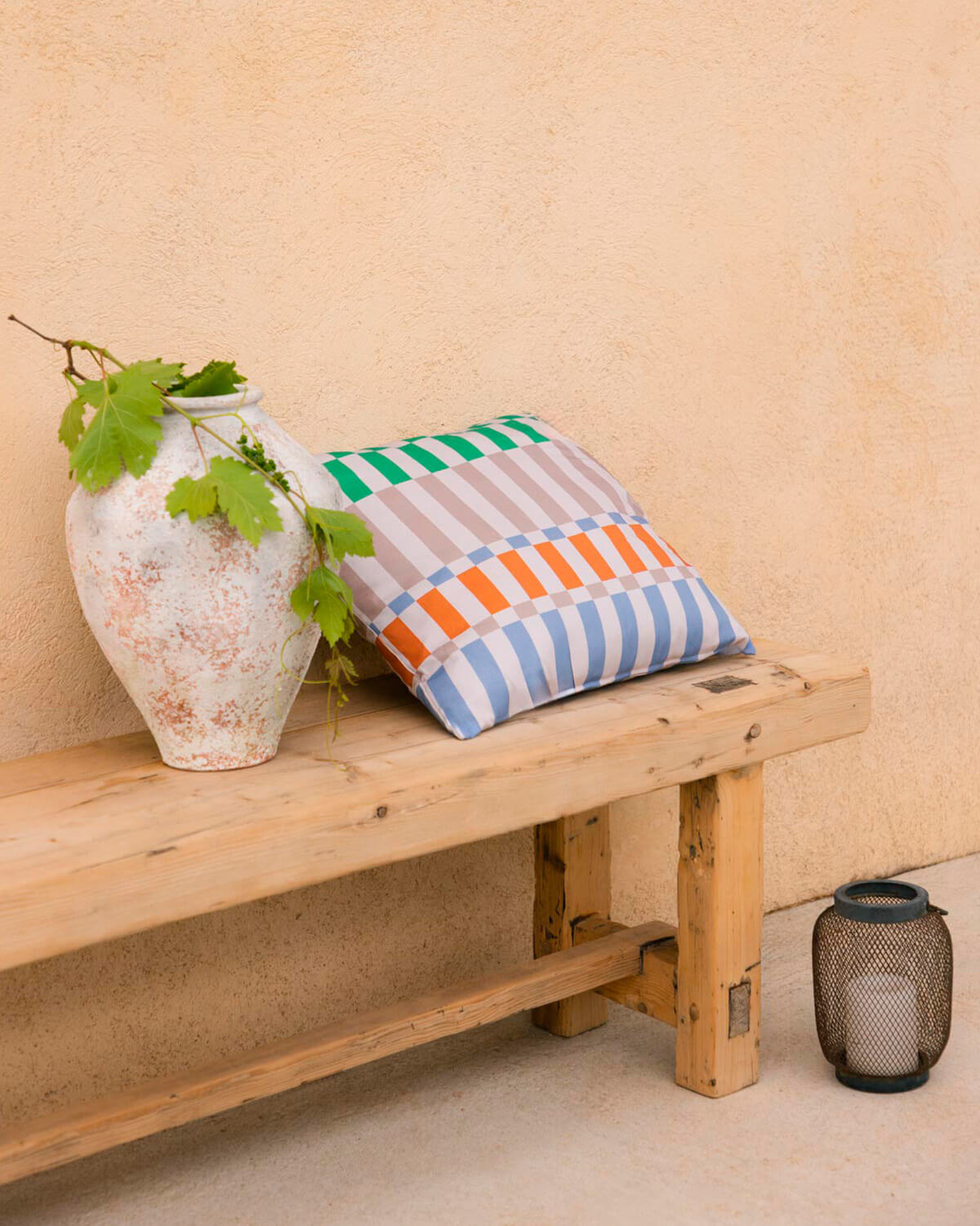 Coussin Carré en Tissu (45x45 cm) Pilu, image de la gelerie 2