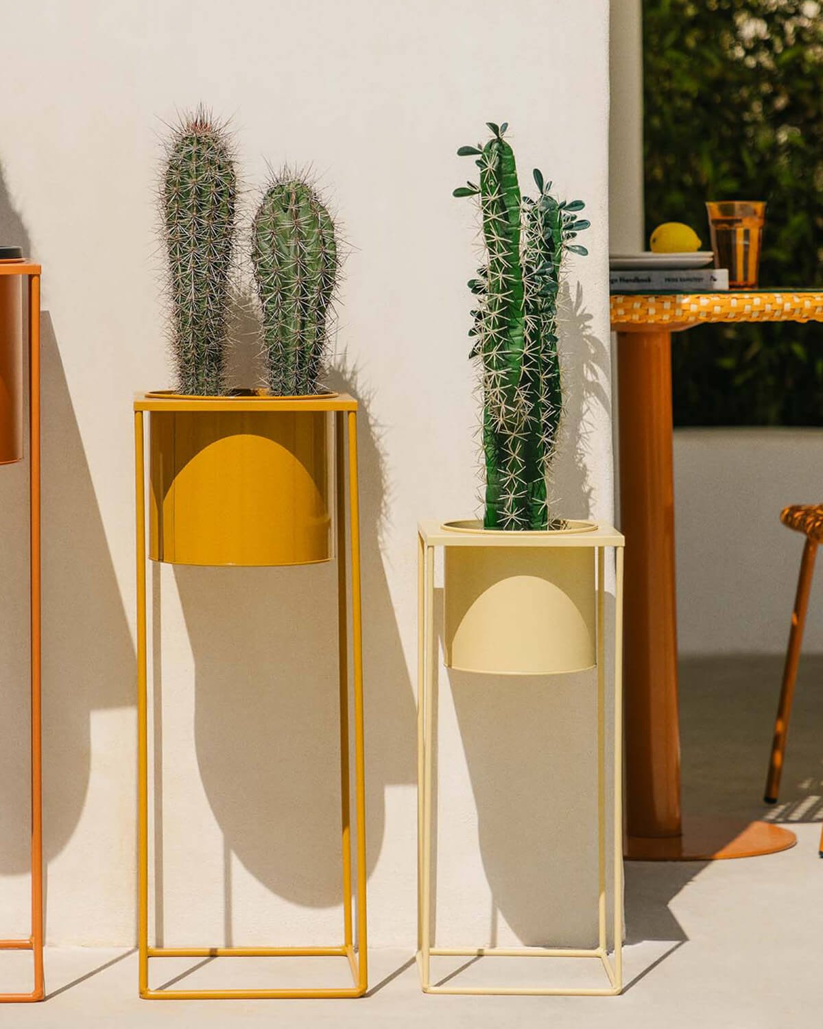 Set 3 Jardinières Rondes en Métal Cosme, image de la gelerie 3