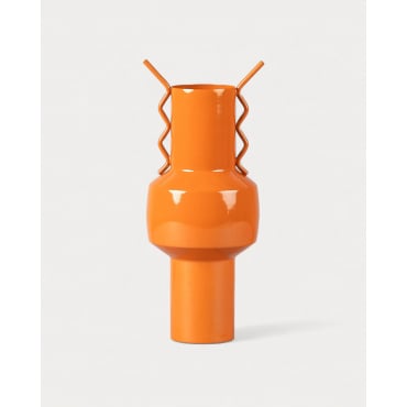 Vase en Métal (46 cm) Marci Orange Terra - The Masie