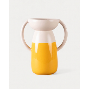 Grand Vase Dolomite XL Mig Litchi Jaune Mango - The Masie