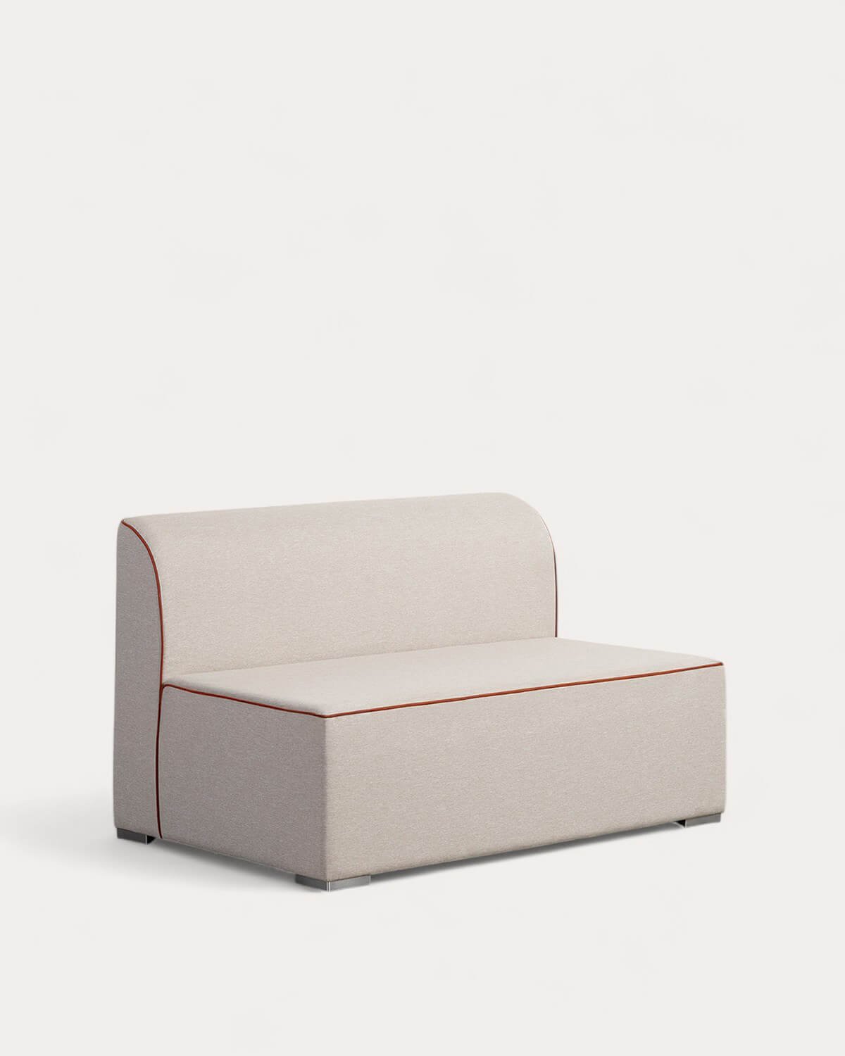 Canapé de Jardin Modulable 2 Pièces d'Angle et 2 Places en Tissu Lagos, image de la gelerie 4