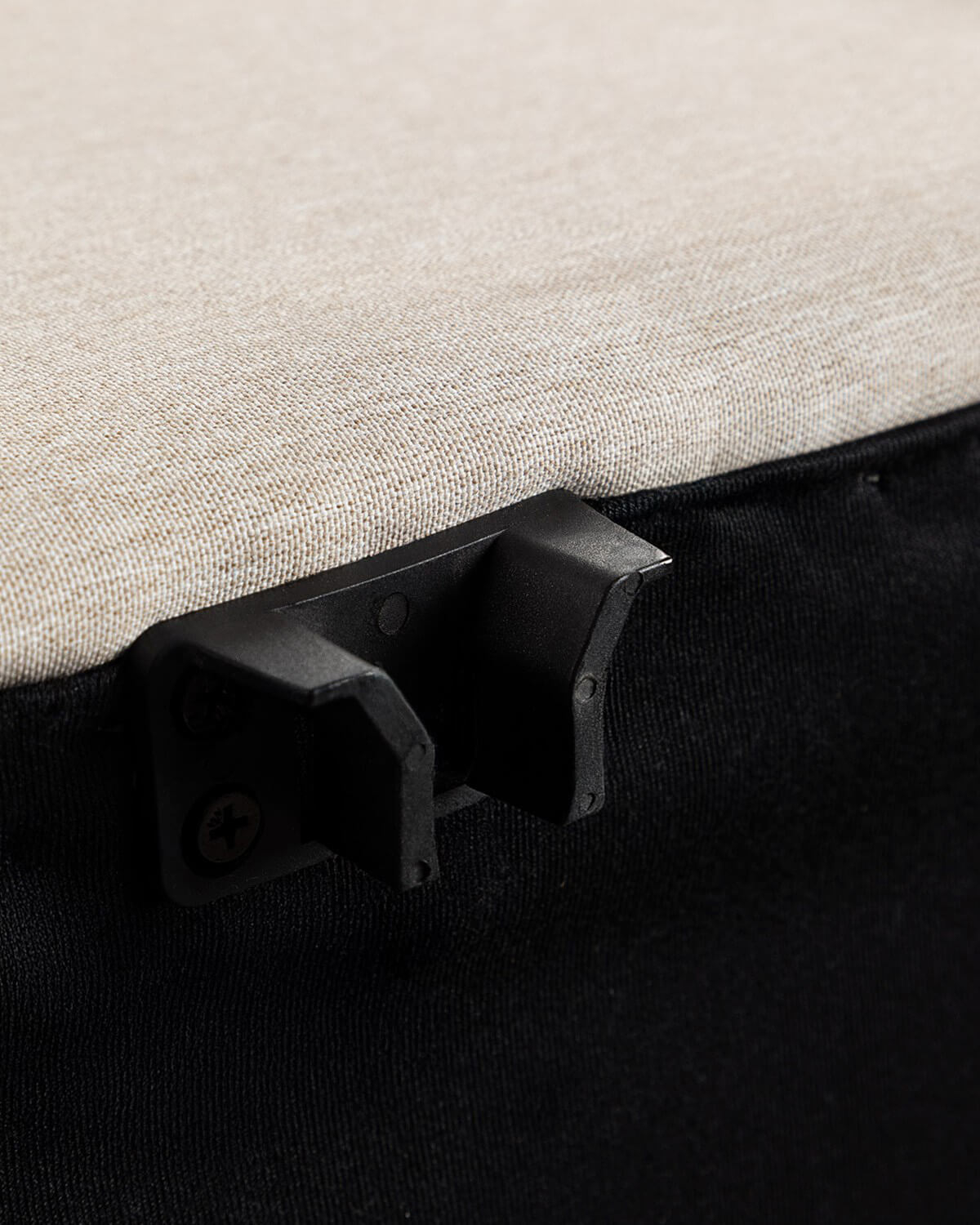 Canapé de Jardin Modulable 2 Pièces Canapé 2 Places et Fauteuil avec Pouf en Tissu Lagos, image de la gelerie 8