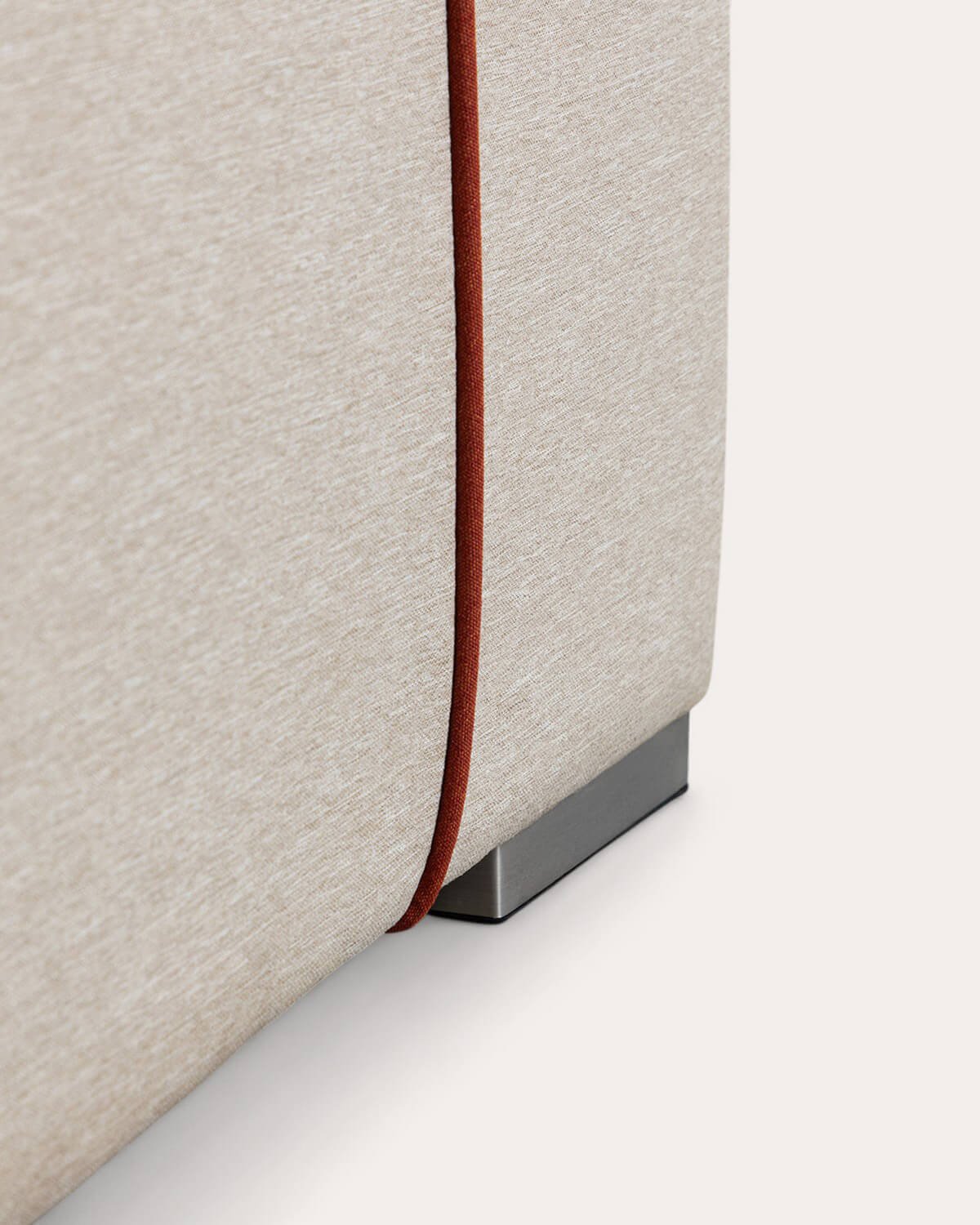 Canapé de Jardin d'Angle Modulable 4 Pièces avec Canapé 2 Places et Fauteuil avec Pouf en Tissu Lagos, image de la gelerie 6