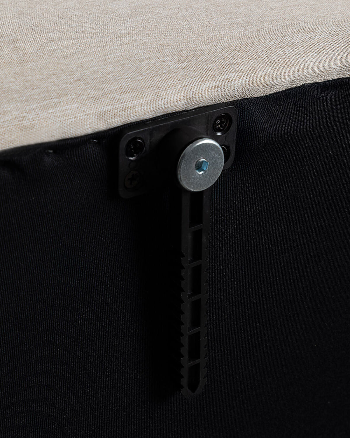 Canapé Loft de Jardin Modulable 3 Pièces avec Canapés d'Angle et 2 Places avec Pouf en Tissu Lagos, image de la gelerie 9