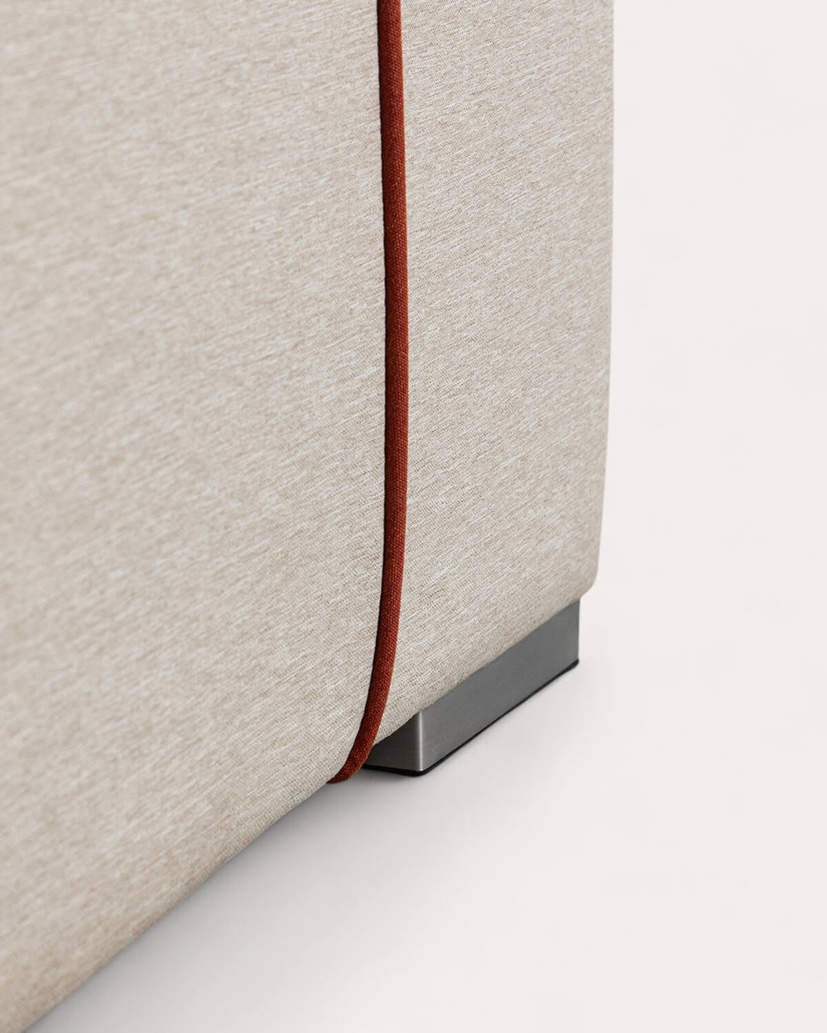 Canapé Loft de Jardin Modulable 3 Pièces avec Canapés d'Angle et 2 Places avec Pouf en Tissu Lagos, image de la gelerie 8