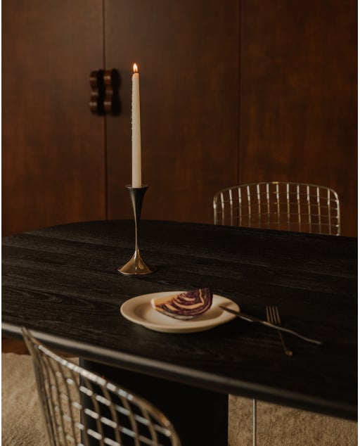 Chaise de Salle à Manger en Métal à Dossier Haut Aras