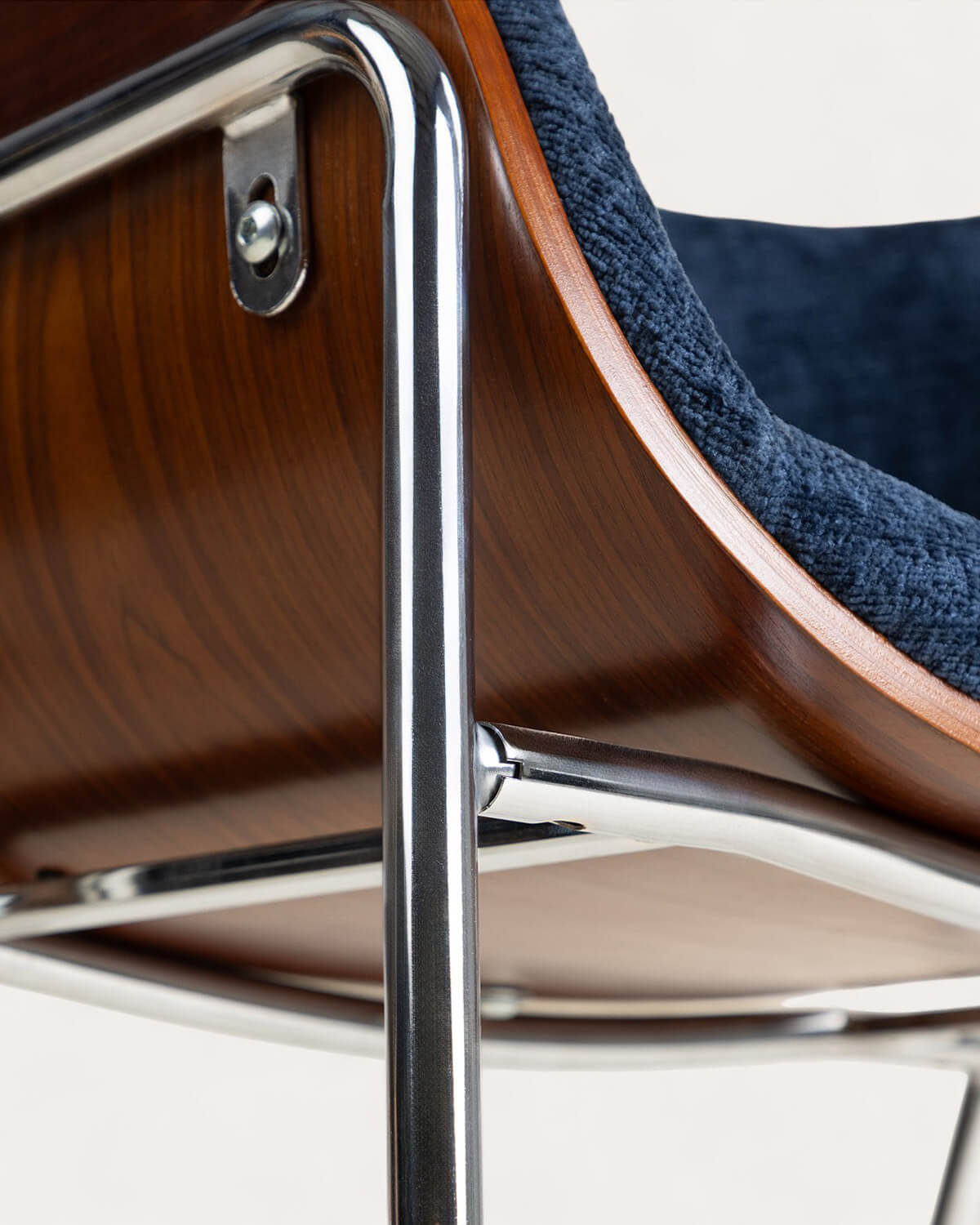 Chaise de Salle à Manger en Bois et Tissu Berlin, image de la gelerie 6