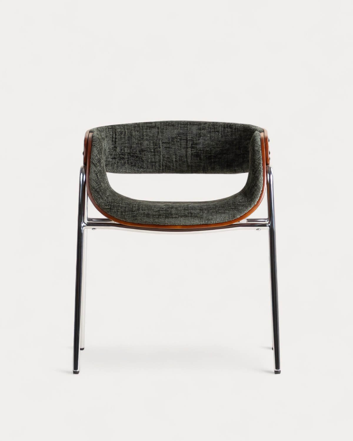 Pack 4 Chaises de Salle à Manger en Bois et Tissu Berlin, image de la gelerie 4691989