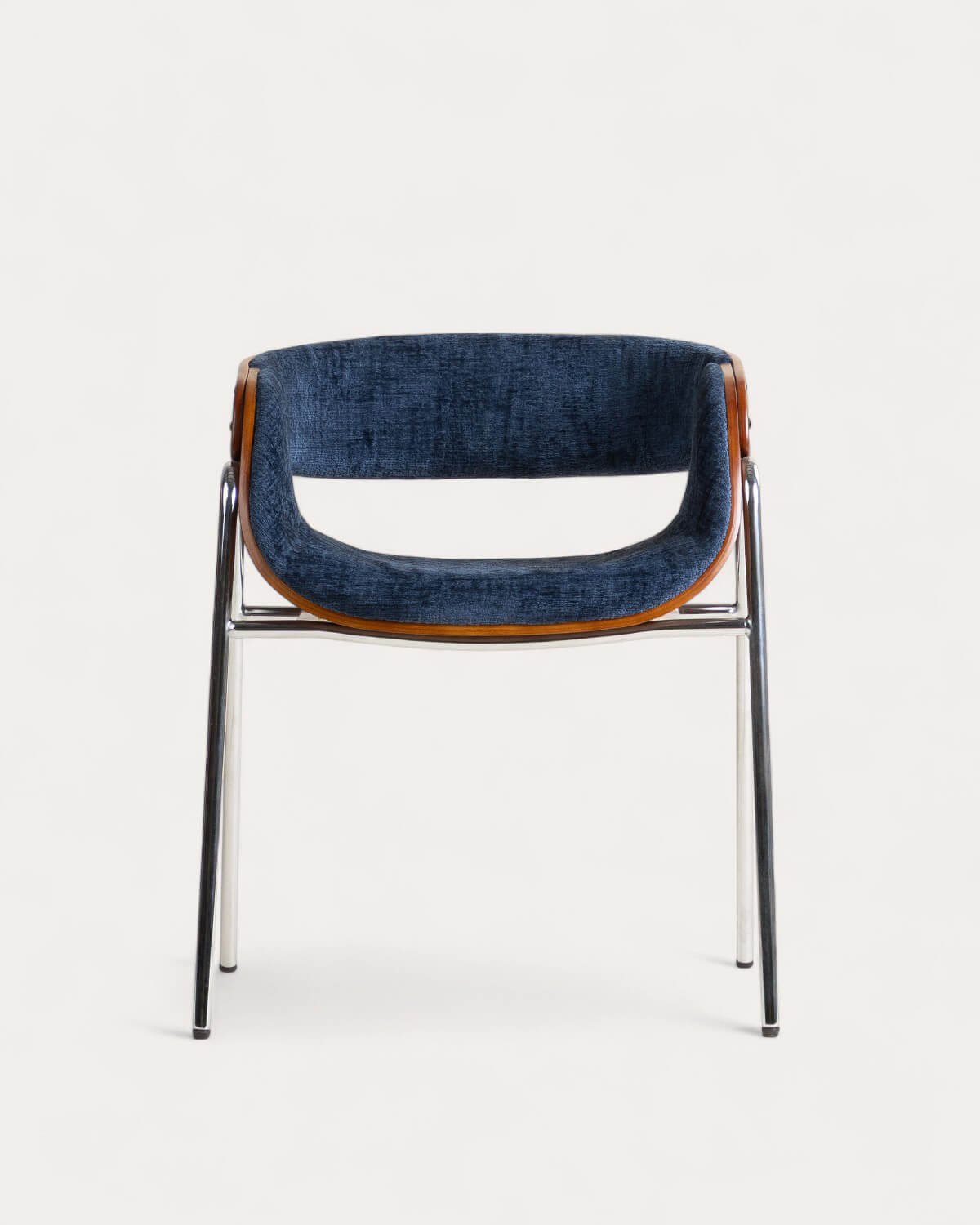 Pack 4 Chaises de Salle à Manger en Bois et Tissu Berlin, image de la gelerie 4692027