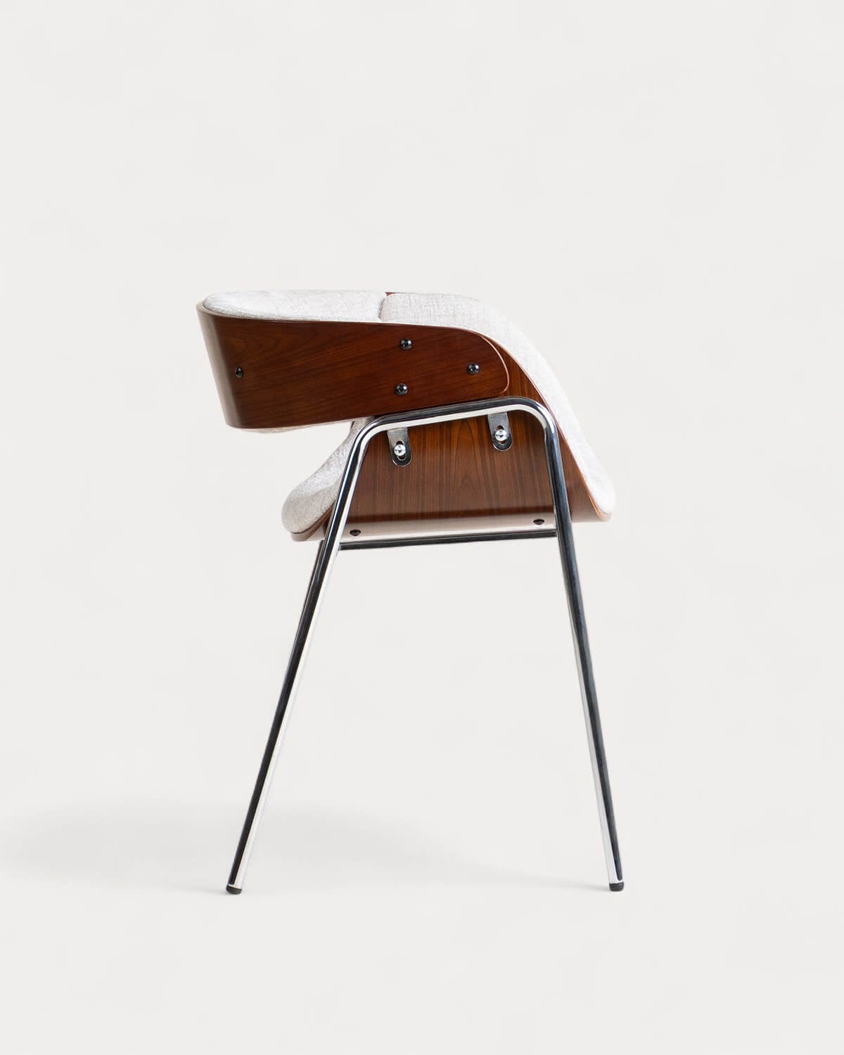 Pack 4 Chaises de Salle à Manger en Bois et Tissu Berlin, image de la gelerie 4