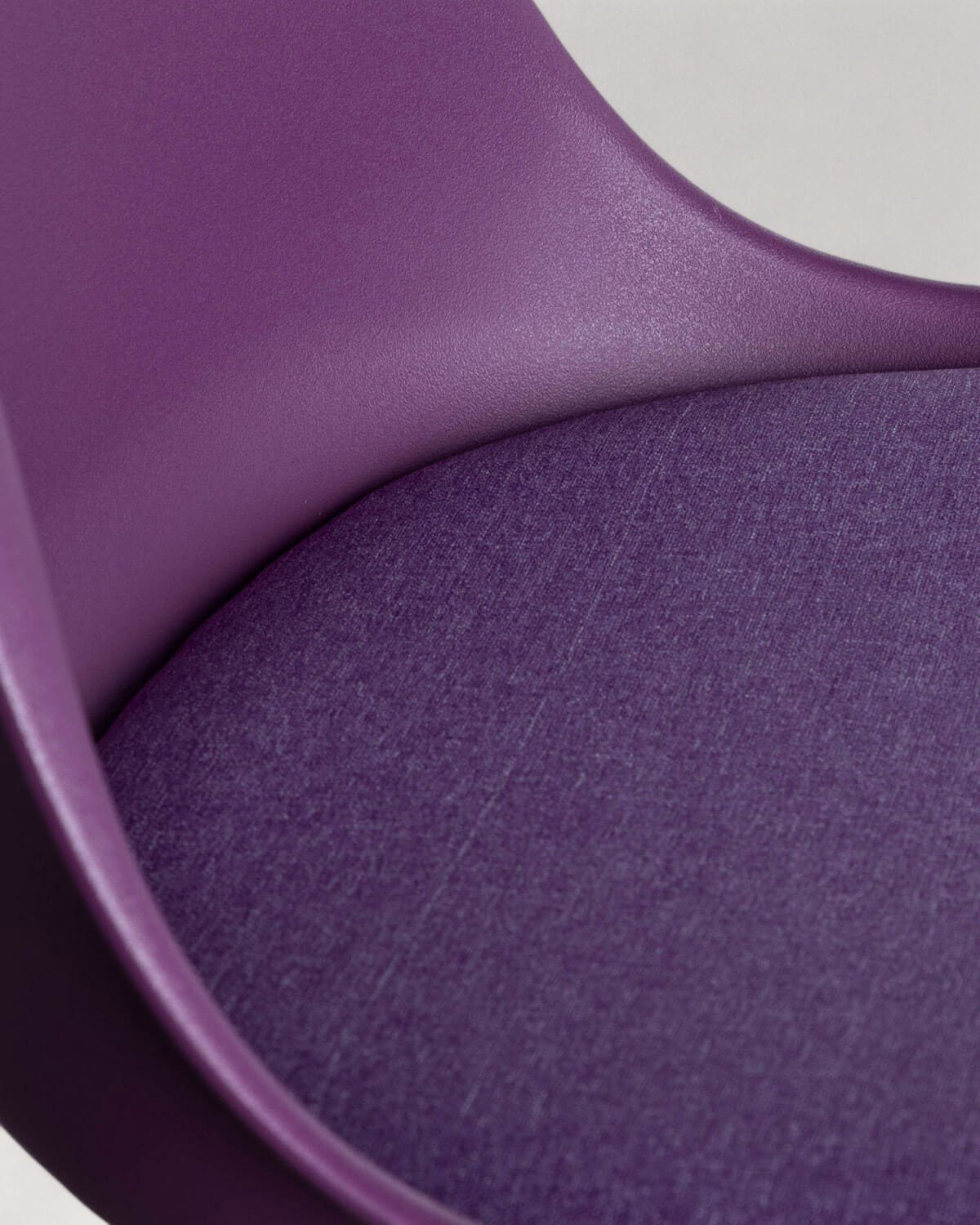 Tabouret Haut en Polypropylène et Tissu (64cm) Fine Freya Fabric , image de la gelerie 4