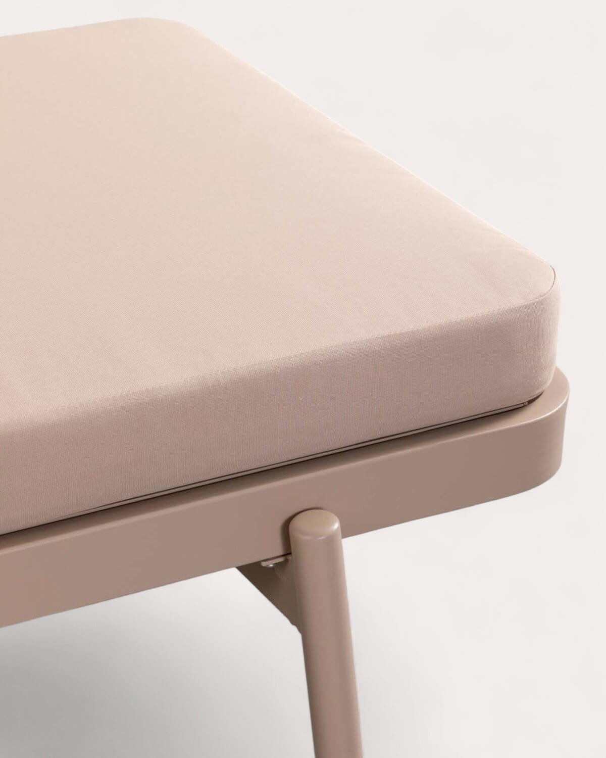 Chaise Longue Inclinable en Aluminium avec Coussin en Tissu Celina, image de la gelerie 6