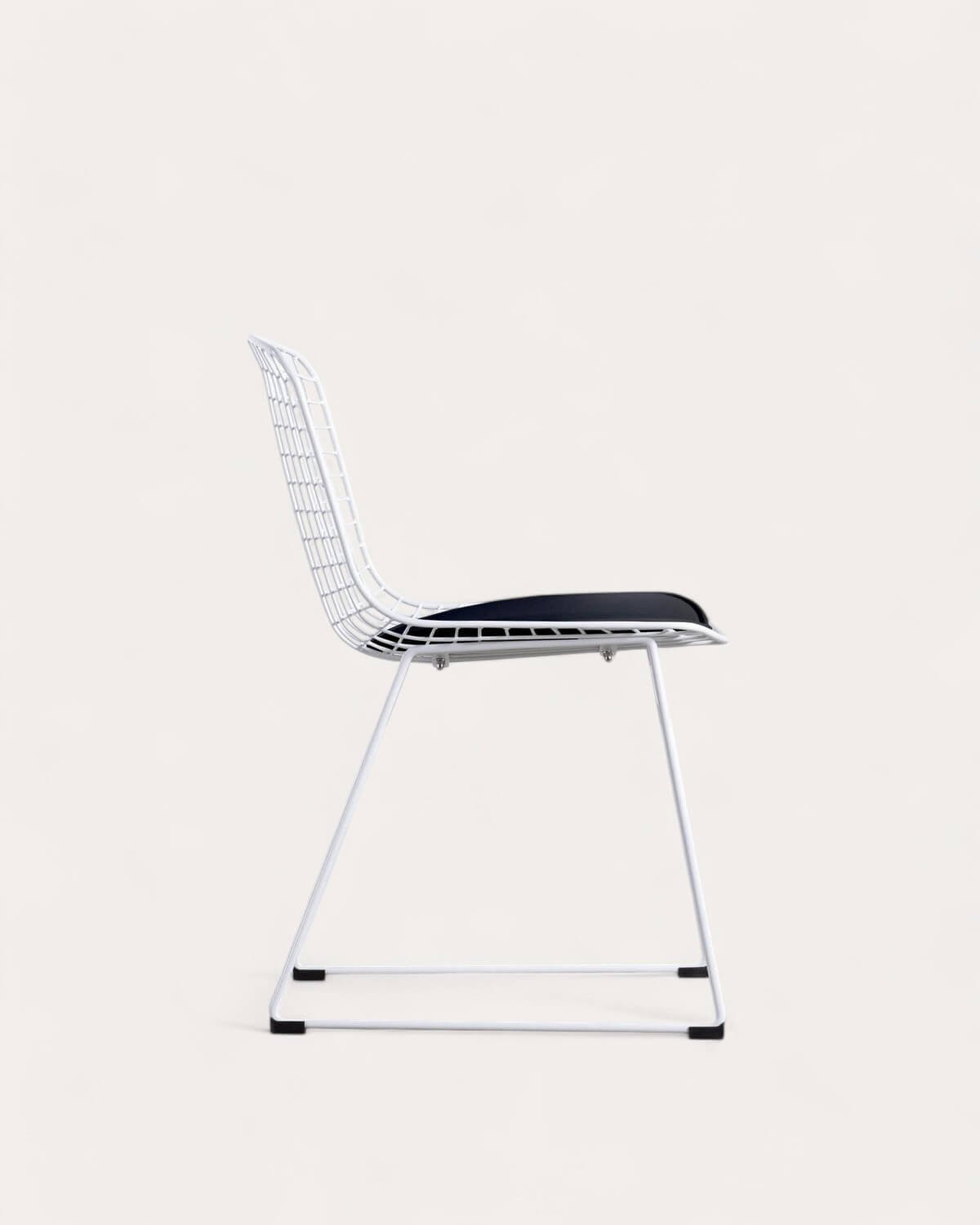 Pack de 4 Chaises de Salle à Manger en Métal à Dossier Haut Aras , image de la gelerie 4