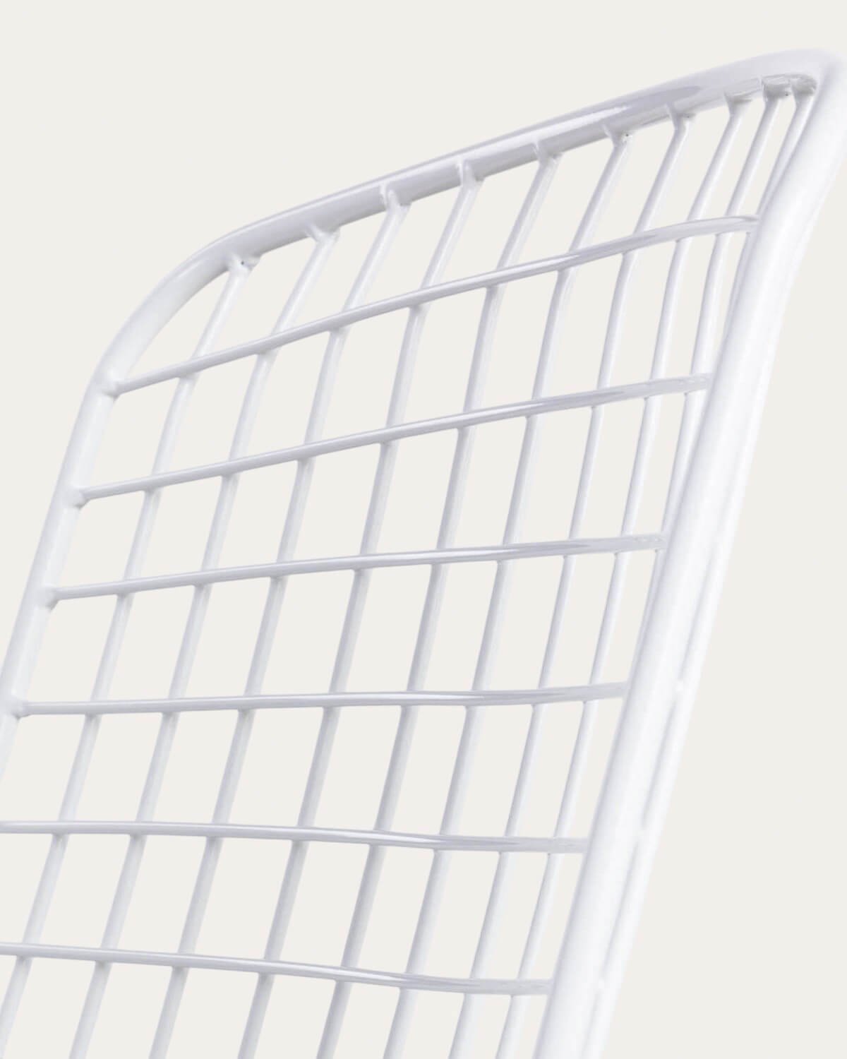 Pack de 4 Chaises de Salle à Manger en Métal à Dossier Haut Aras , image de la gelerie 8