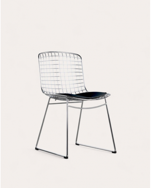 Pack 4 chaises de salle à manger en métal à dossier haut Aras