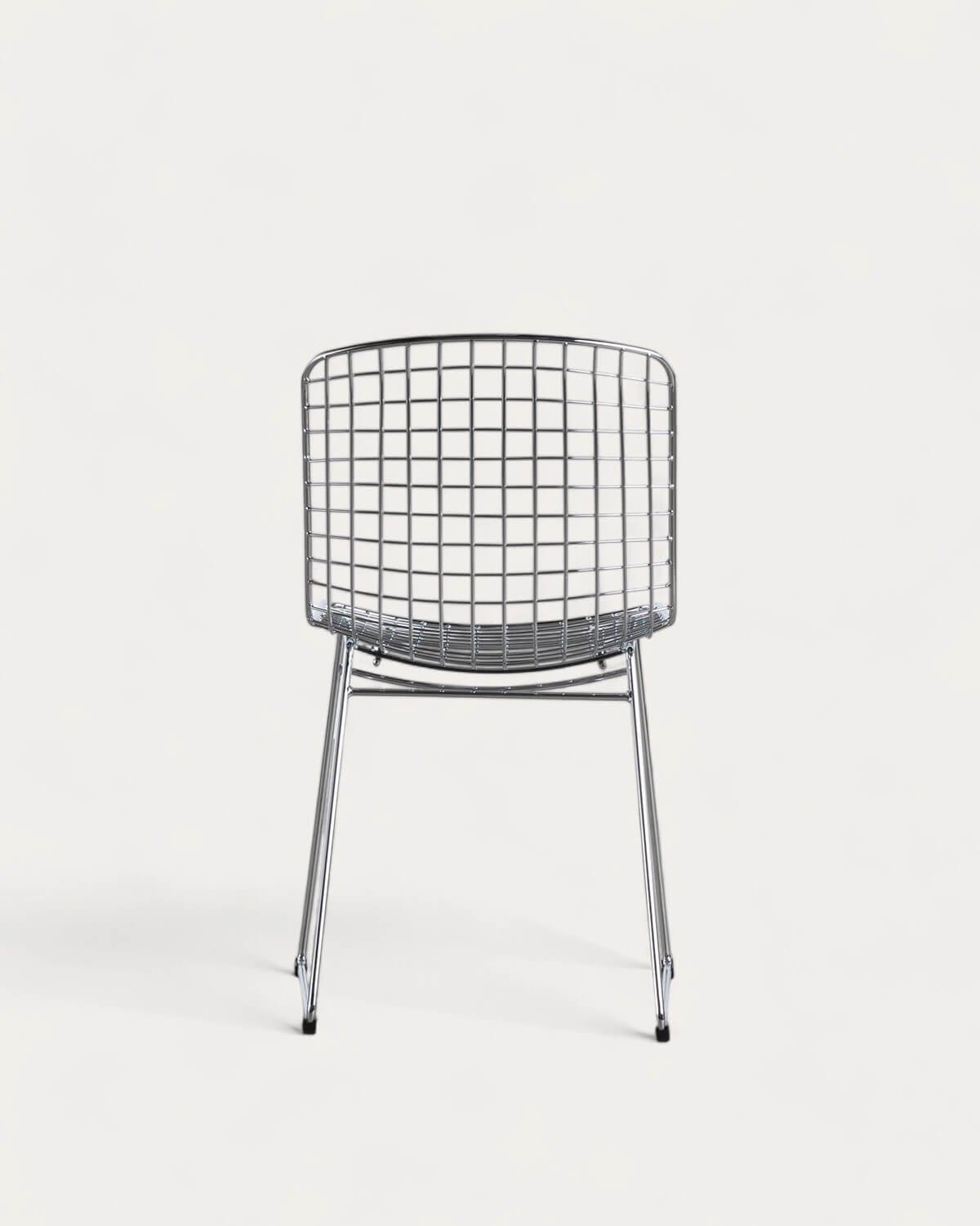 Pack de 4 Chaises de Salle à Manger en Métal à Dossier Haut Aras , image de la gelerie 5