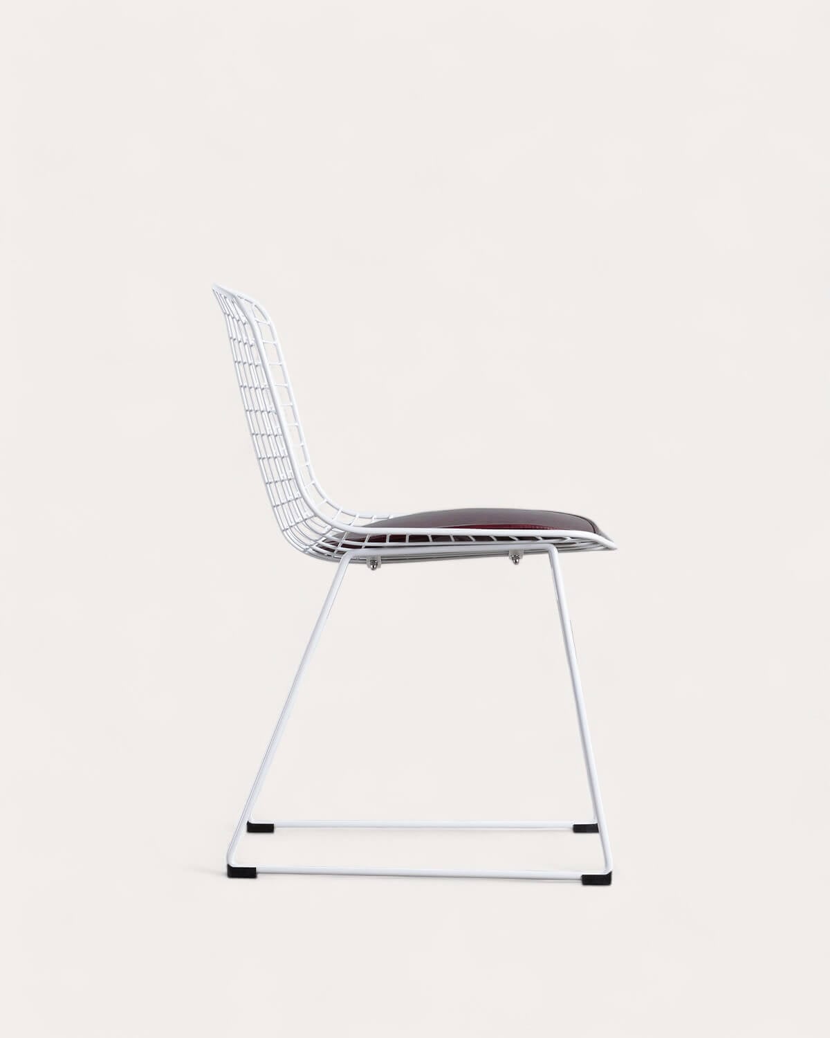 Pack de 4 Chaises de Salle à Manger en Métal à Dossier Haut Aras , image de la gelerie 2