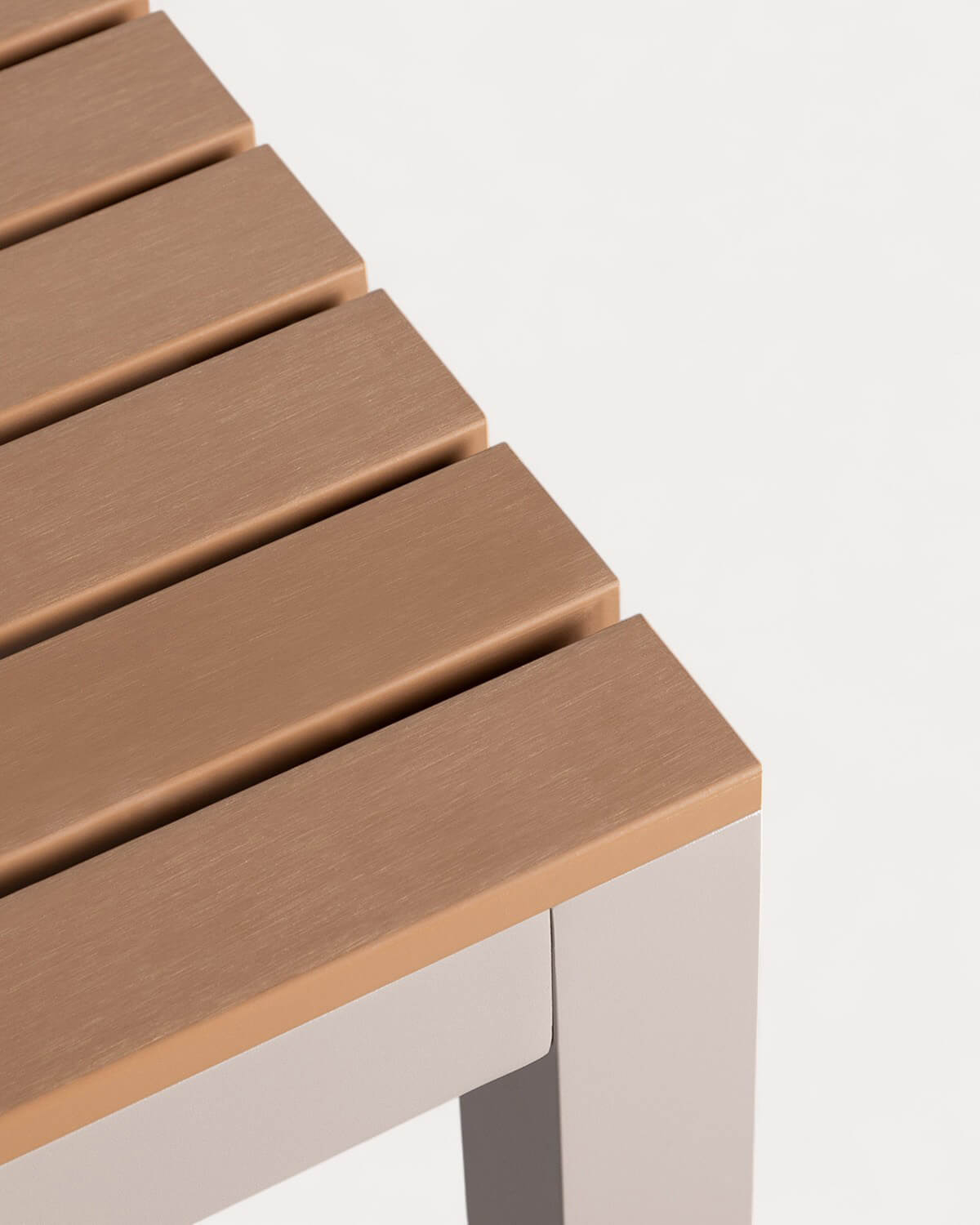 Ensemble de Table en Aluminium (180x90 cm) et 4 Chaises d'Extérieur Korce, image de la gelerie 6