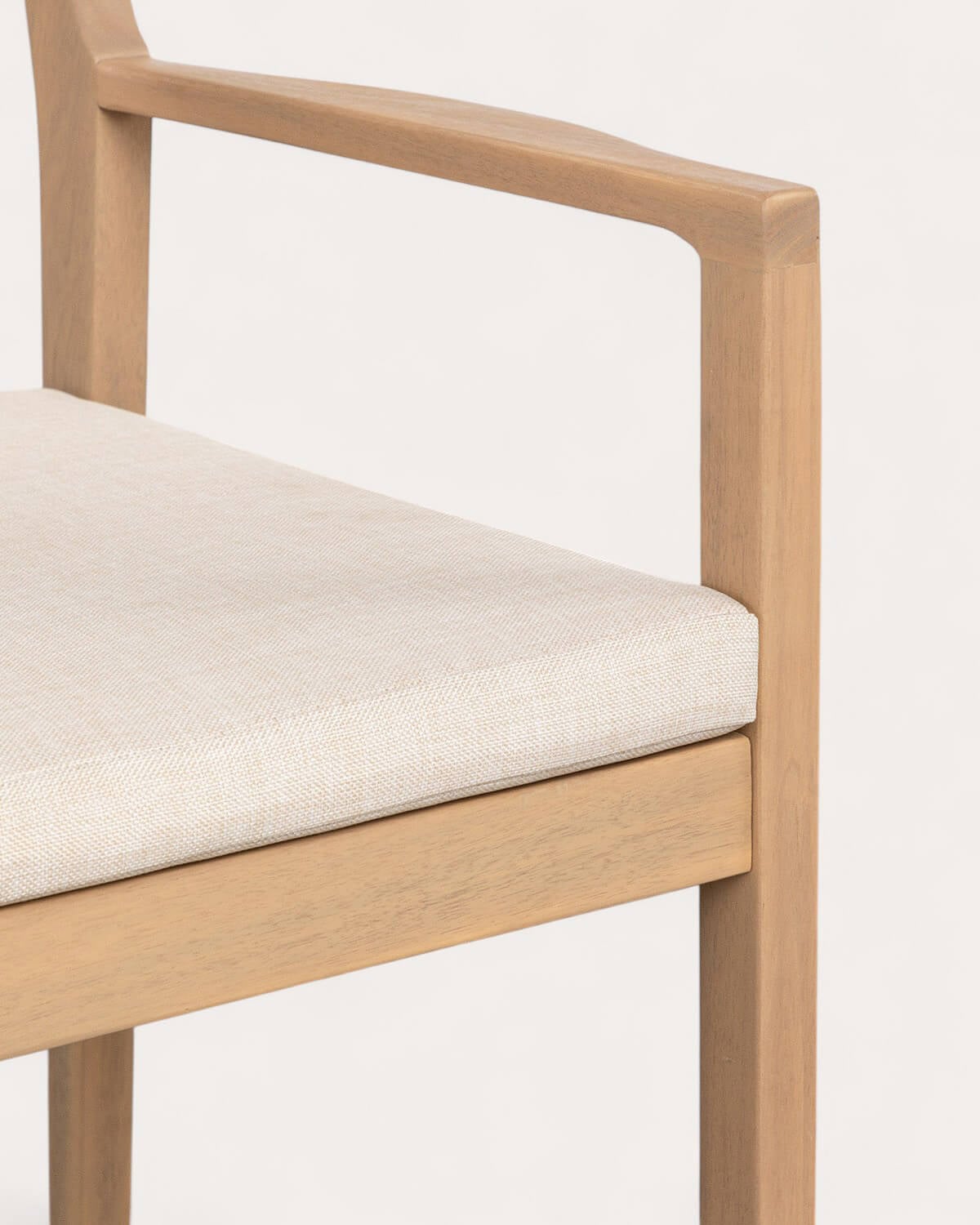 Ensemble Table Rectangulaire (240x100 cm) et 8 Fauteuils avec Accoudoirs en Bois d'Acacia d'Extérieur Marla, image de la gelerie 7
