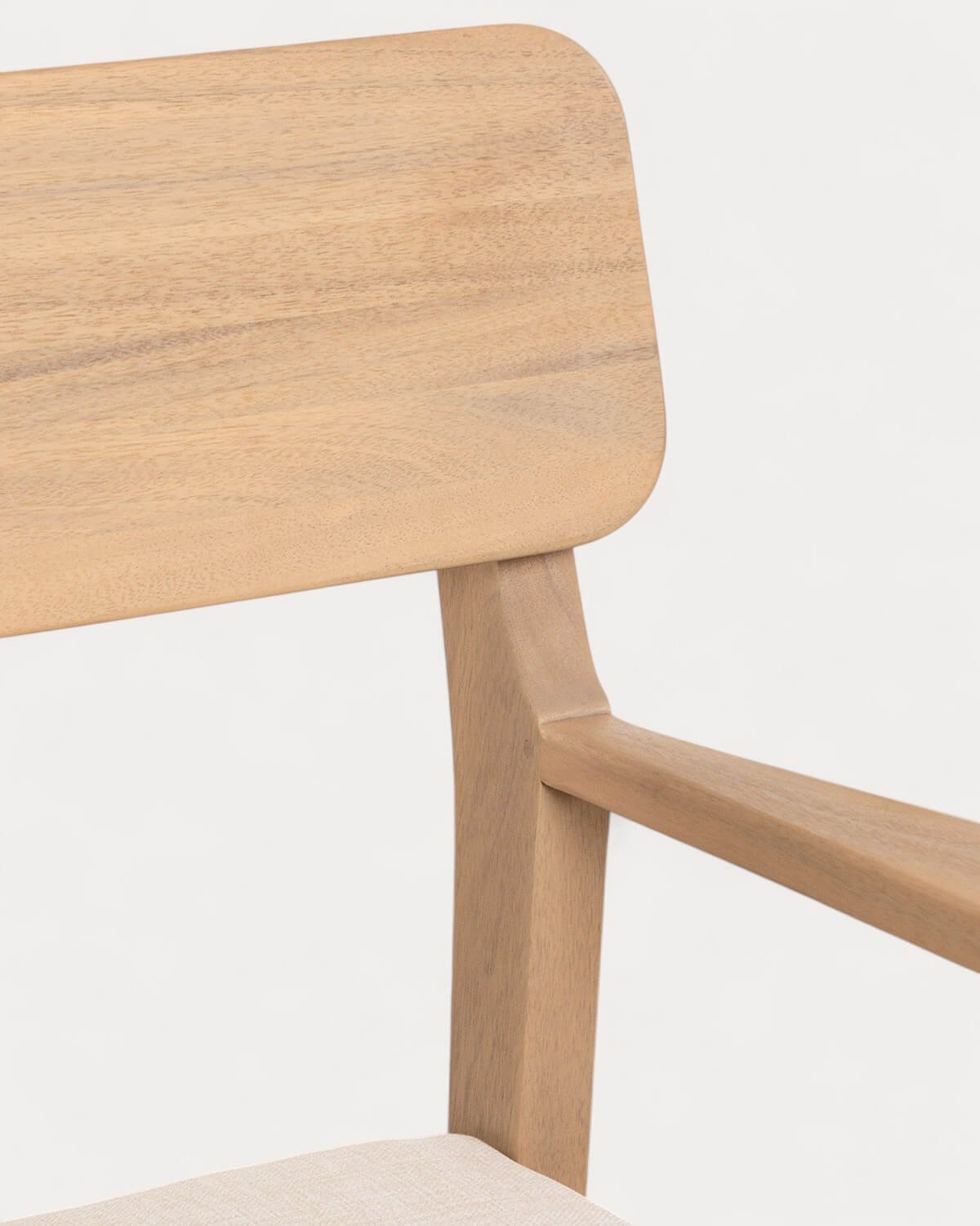 Ensemble Table Rectangulaire (240x100 cm) et 8 Fauteuils avec Accoudoirs en Bois d'Acacia d'Extérieur Marla, image de la gelerie 3