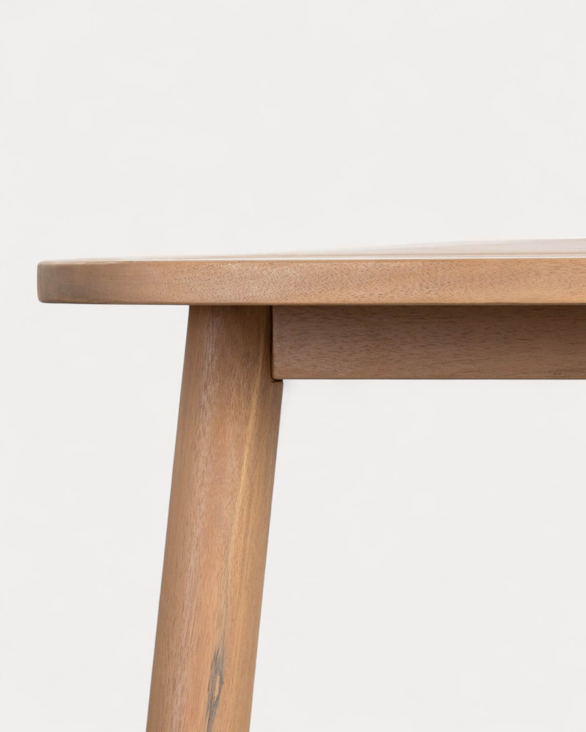 Ensemble Table Rectangulaire (180x100 cm) et 4 Chaises avec Accoudoirs en Bois d'Acacia d'Extérieur Mirla, image de la gelerie 5
