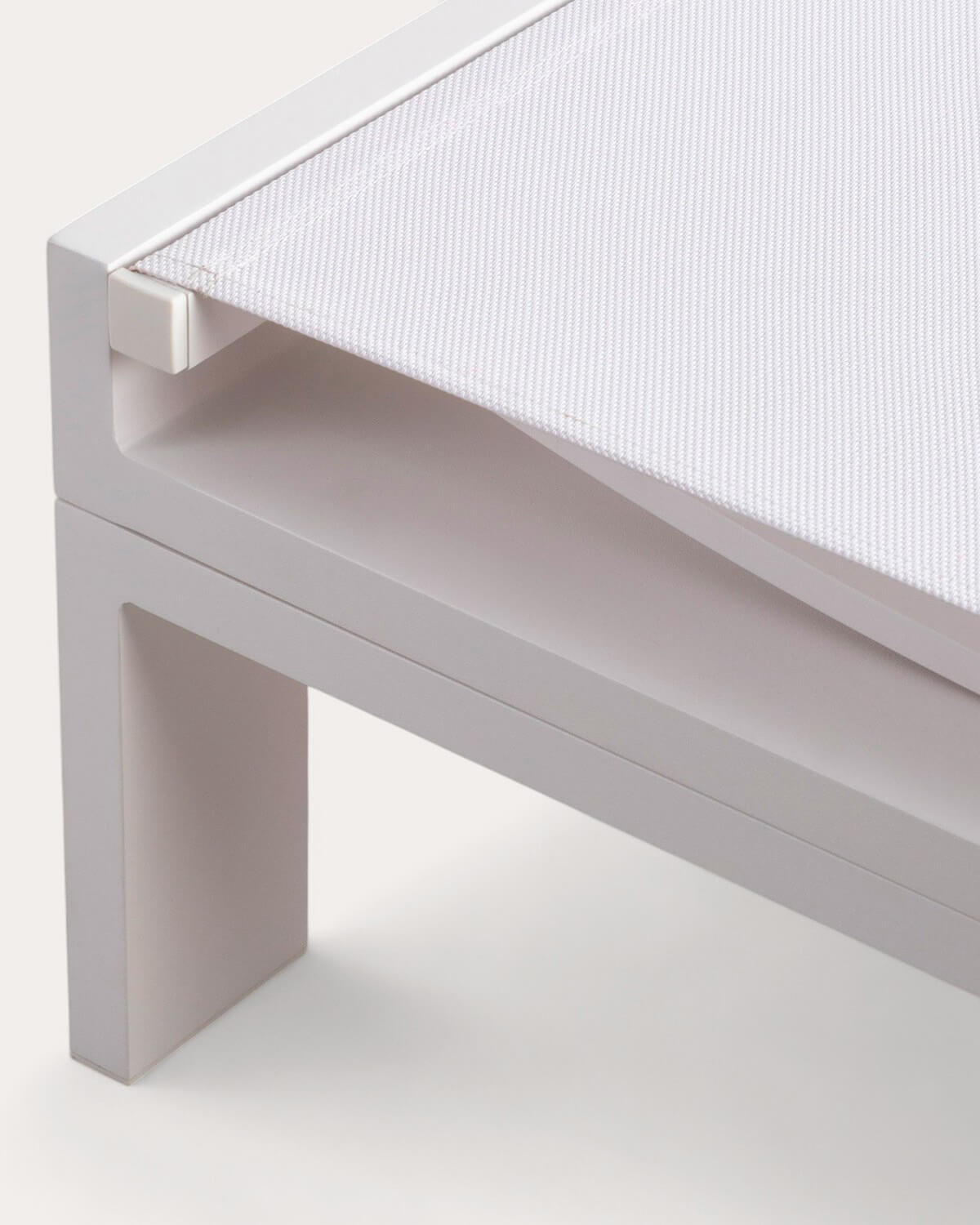 Chaise longue Inclinable en Aluminium avec Coussin en Tissu New Kreta , image de la gelerie 7