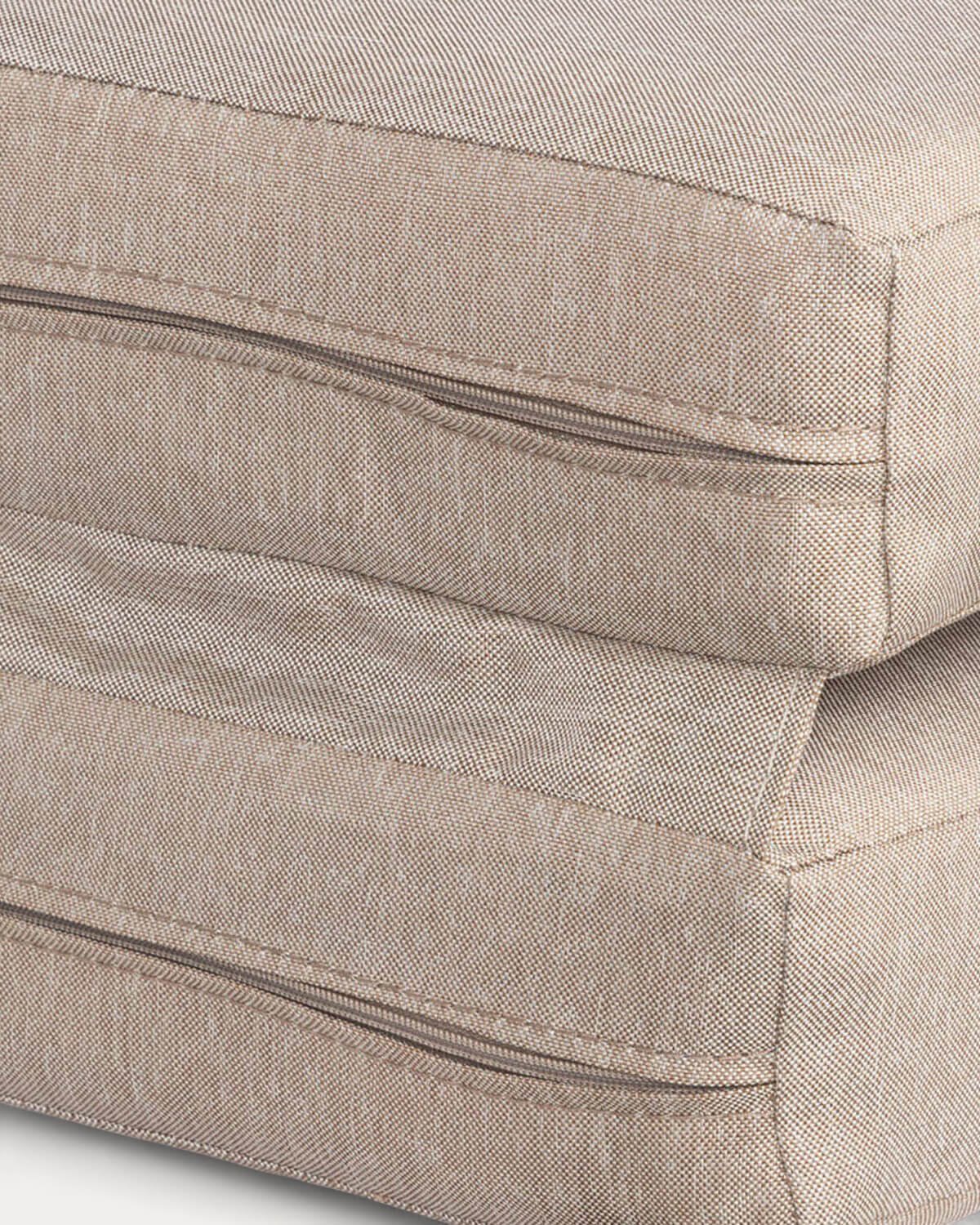 Chaise longue Inclinable en Aluminium avec Coussin en Tissu New Kreta , image de la gelerie 4