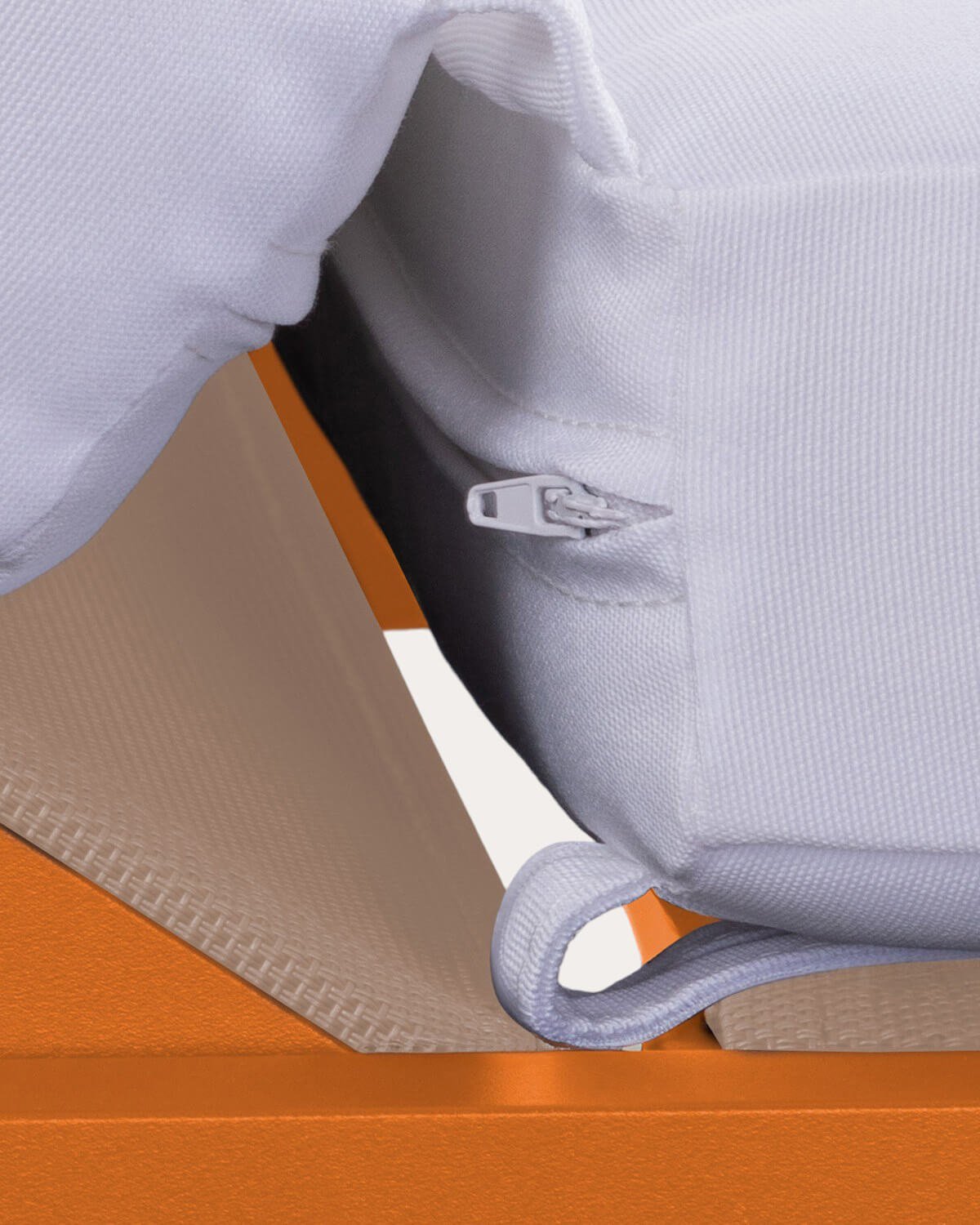 Chaise longue Inclinable en Aluminium avec Coussin en Tissu New Kreta , image de la gelerie 4