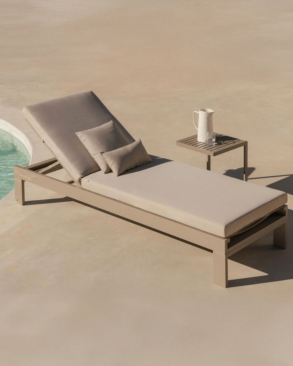 Transat Inclinable avec 3 Coussins New Kreta, image de la gelerie 2