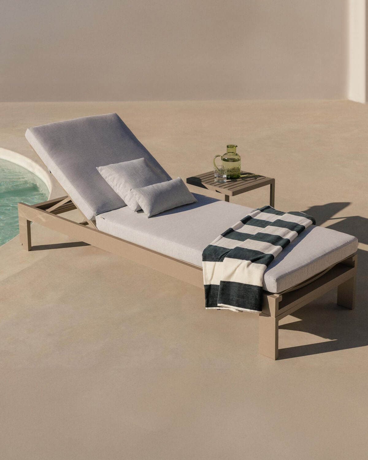 Transat Inclinable avec 3 Coussins New Kreta, image de la gelerie 2