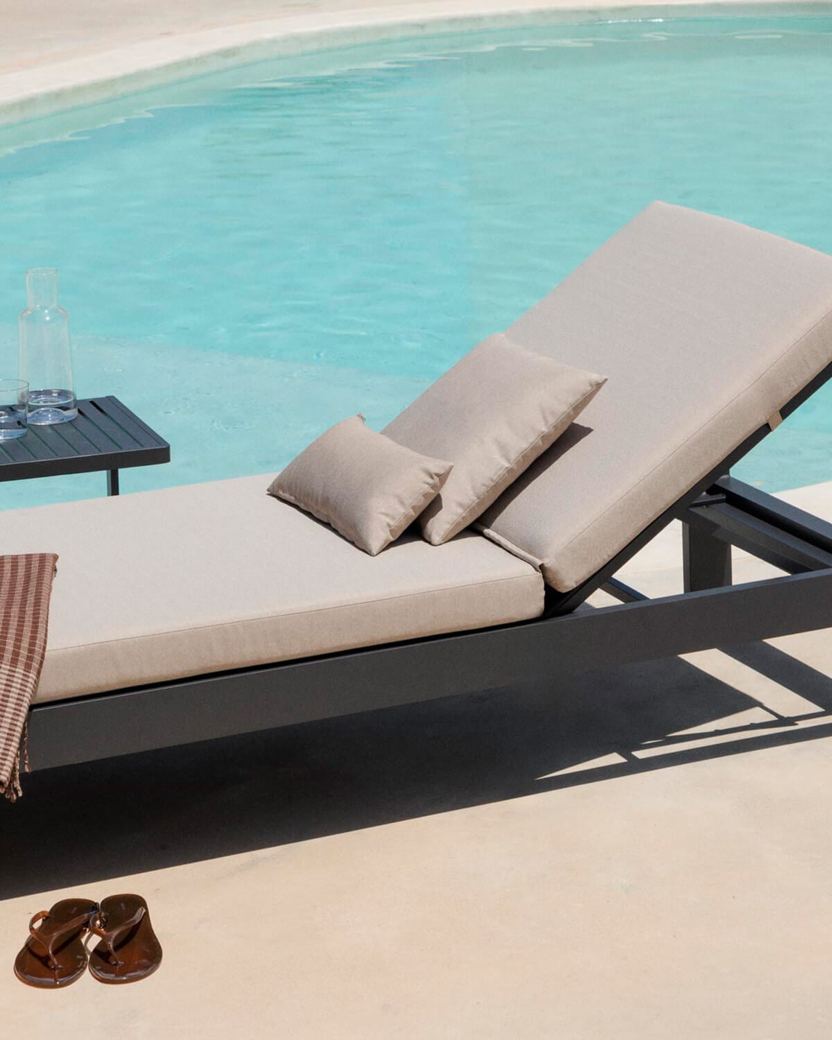 Transat Inclinable avec 3 Coussins New Kreta, image de la gelerie 3