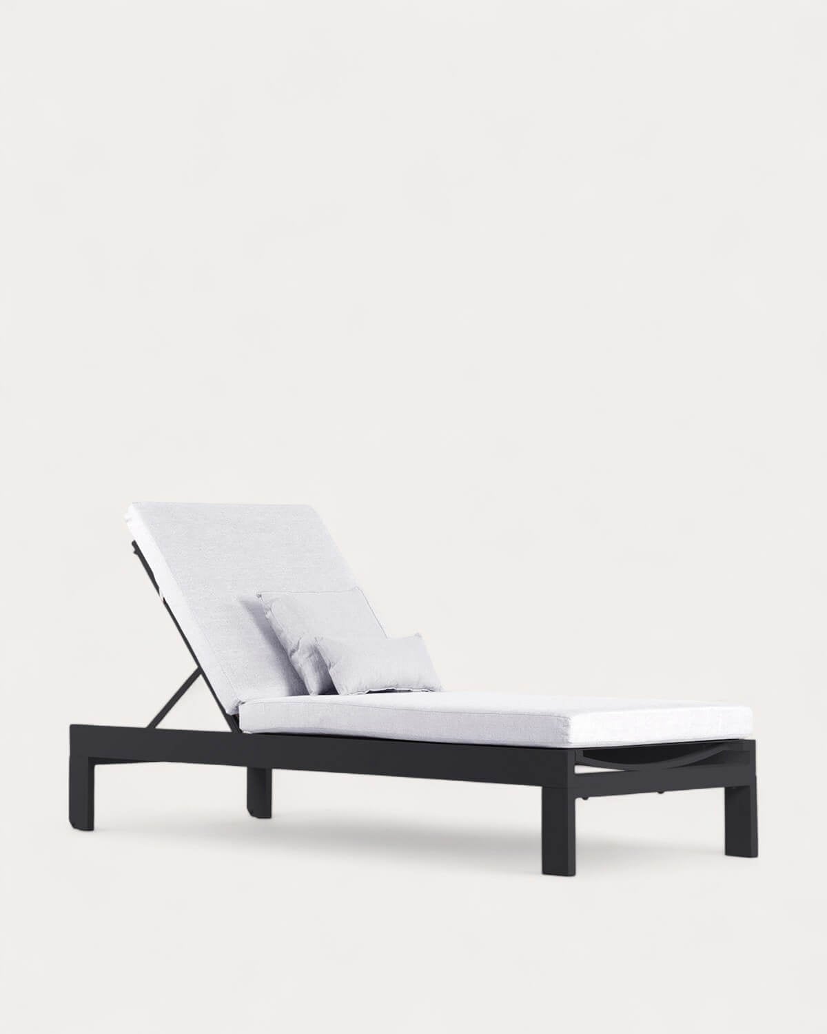 Bain de soleil inclinable avec 3 coussins New Kreta, image de la gelerie 1