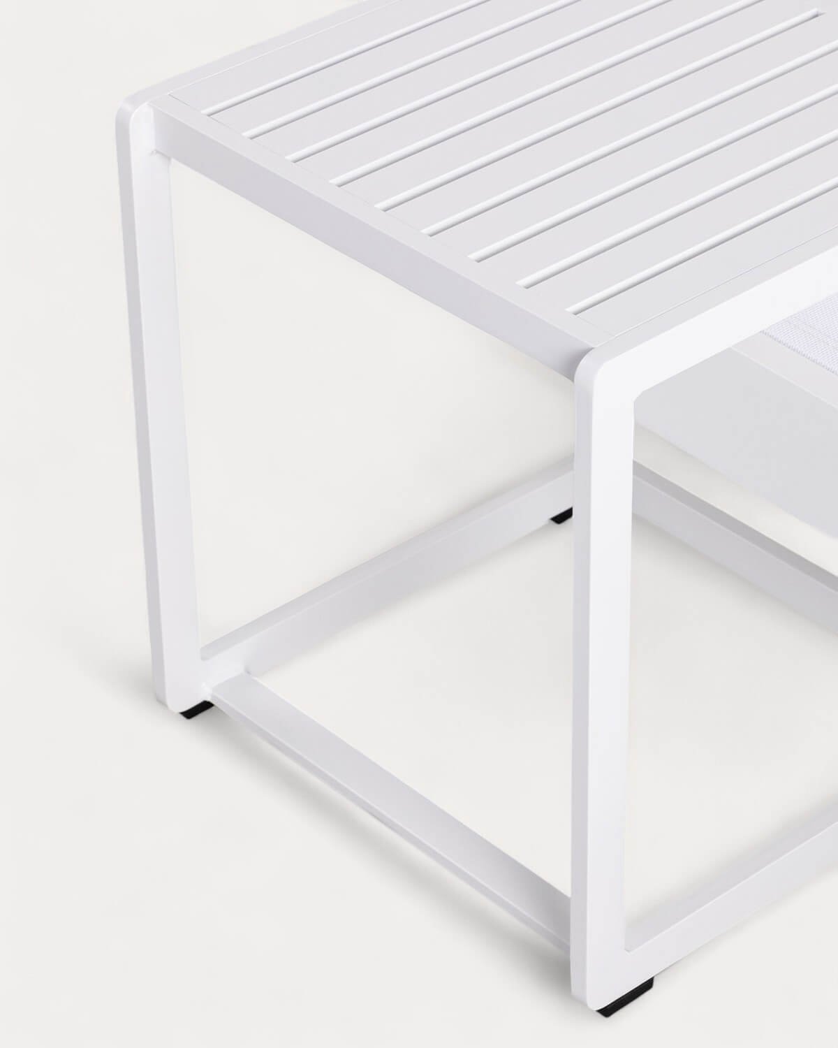 Ensemble Chaise Longue et Table d'Appoint en Aluminium (40 40 cm) New Kreta, image de la gelerie 6