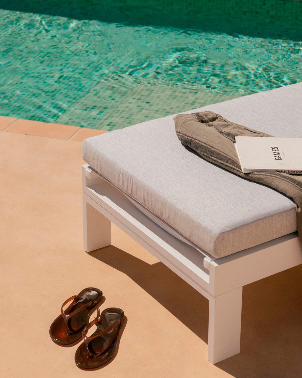 Transat avec Coussin Amovible et Coussin Carré New Kreta, image de la gelerie 3