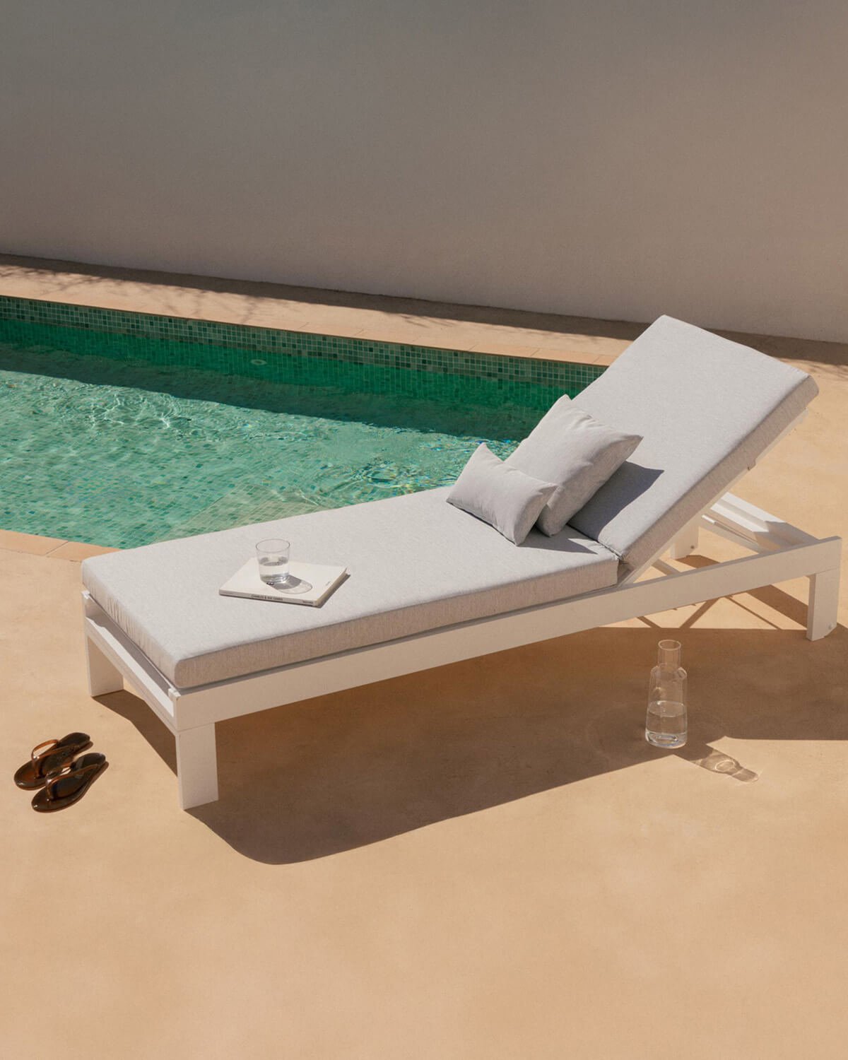 Transat Inclinable avec 3 Coussins New Kreta, image de la gelerie 2