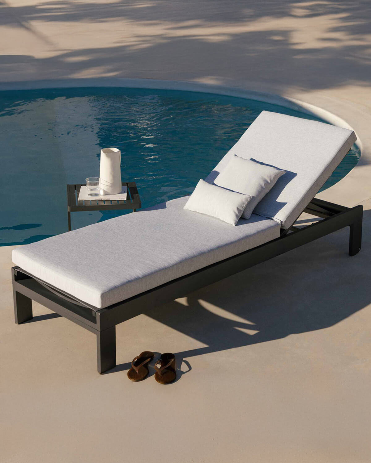 Transat Inclinable avec 3 Coussins New Kreta, image de la gelerie 2