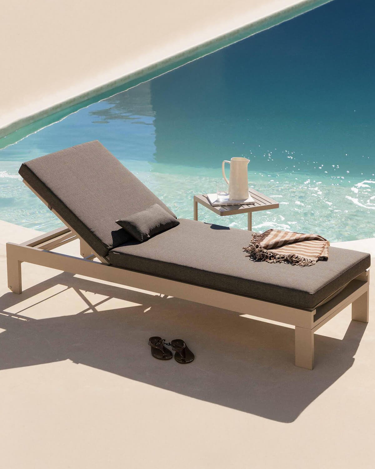 Transat avec Coussin Amovible et Coussin Rectangulaire New Kreta, image de la gelerie 2