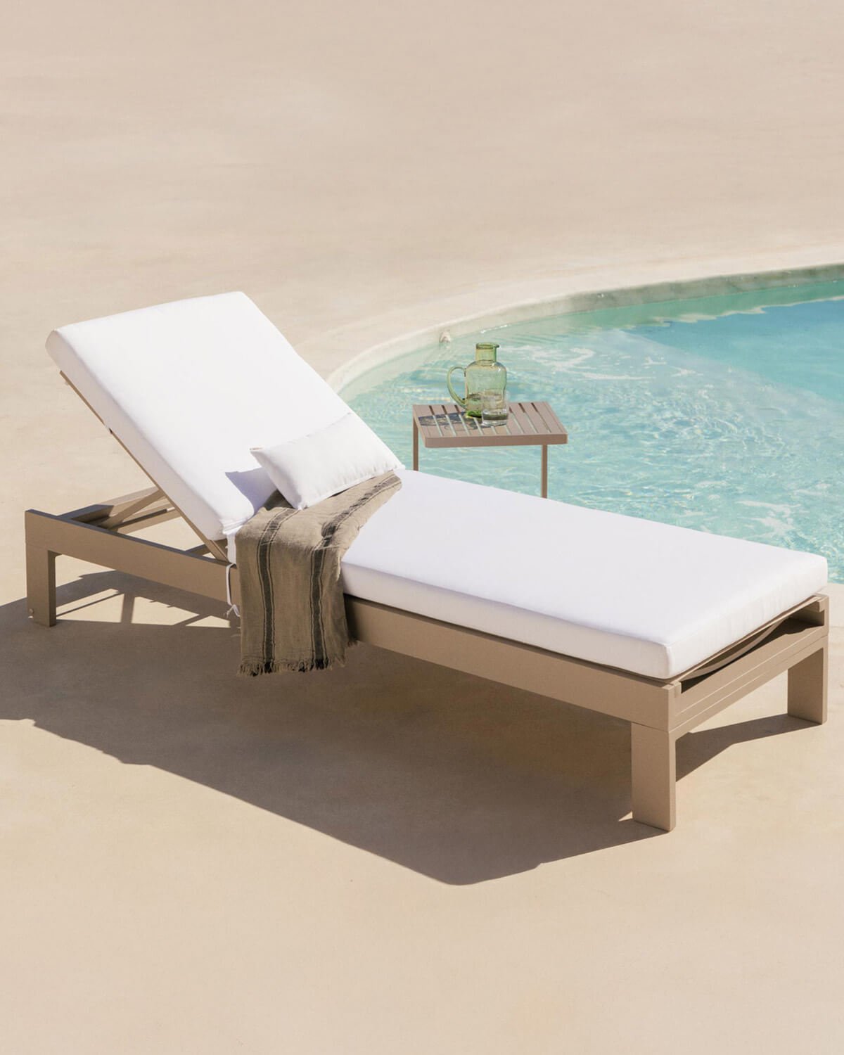 Transat avec Coussin Amovible et Coussin Rectangulaire New Kreta, image de la gelerie 2