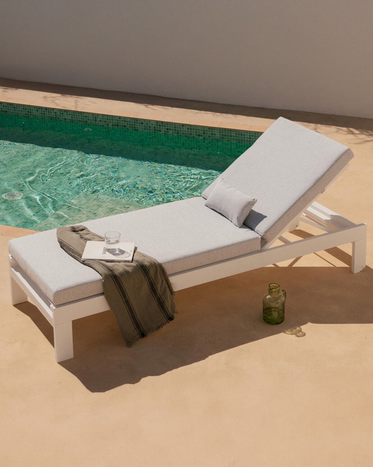 Transat avec Coussin Amovible et Coussin Rectangulaire New Kreta, image de la gelerie 2