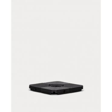 Pied de Parasol Rechargeable en Polyéthylène Breia Preto Obsidian - The Masie